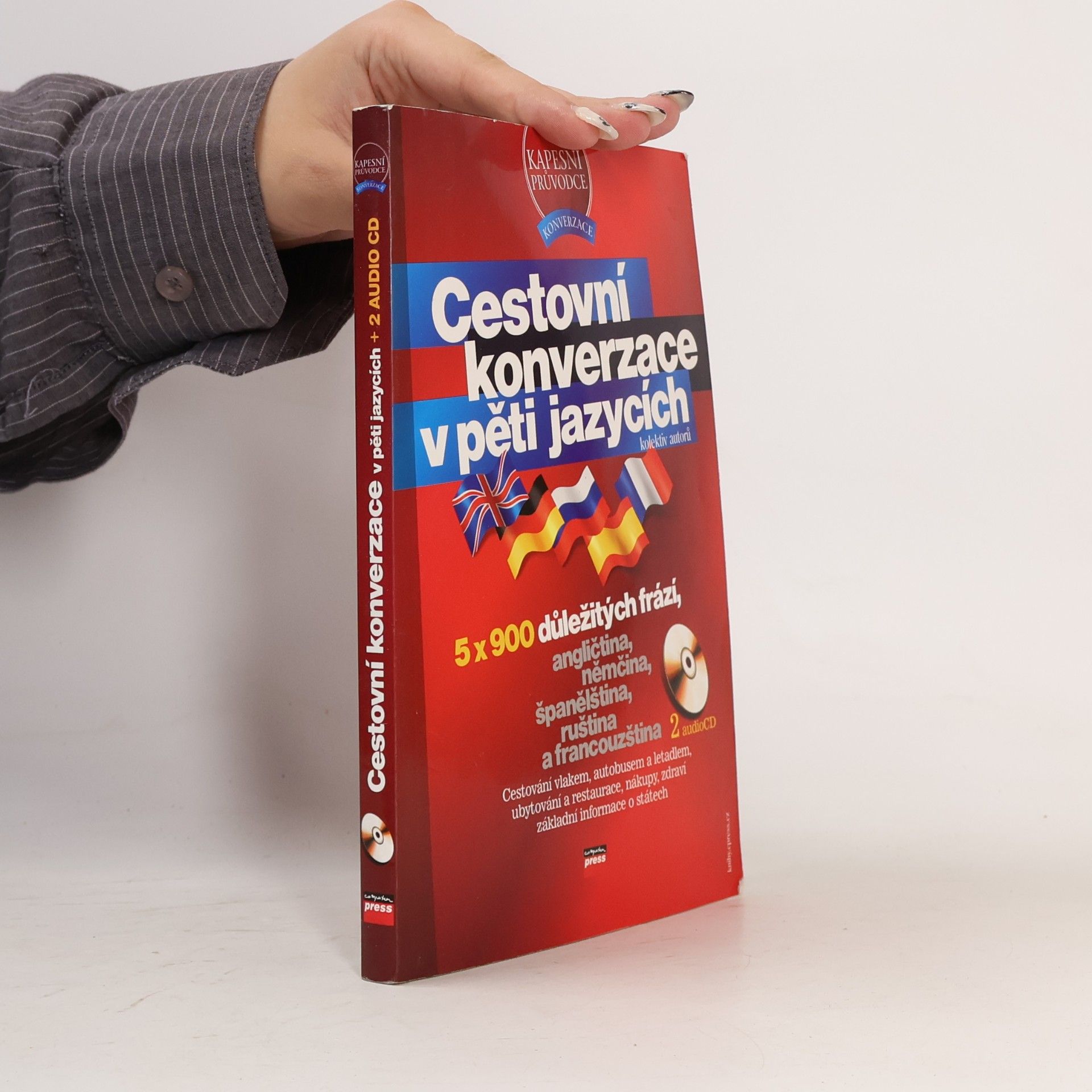 Various authors Cestovní konverzace v pěti jazycích : [angličtina, němčina, španělština, ruština a francouzština]