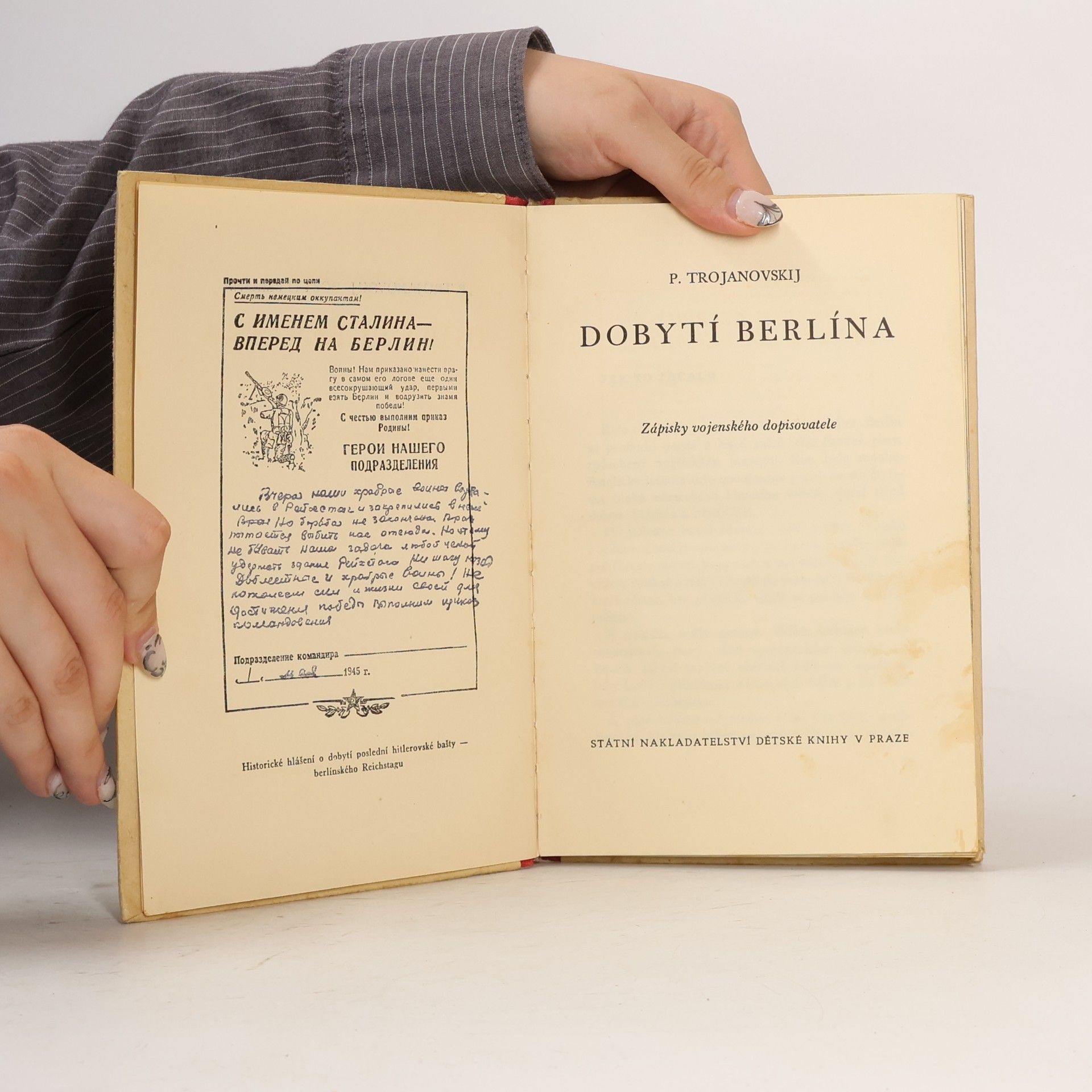 P. Trojanovskij Dobytí Berlína