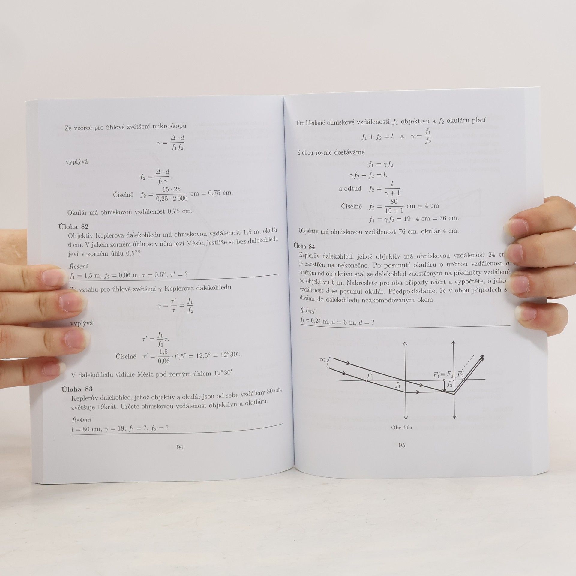 Karel Bartuška Sbírka řešených úloh z fyziky pro střední školy. 4. díl. Optika, fyzika mikrosvěta, speciální teorie relativity, astrofyzika