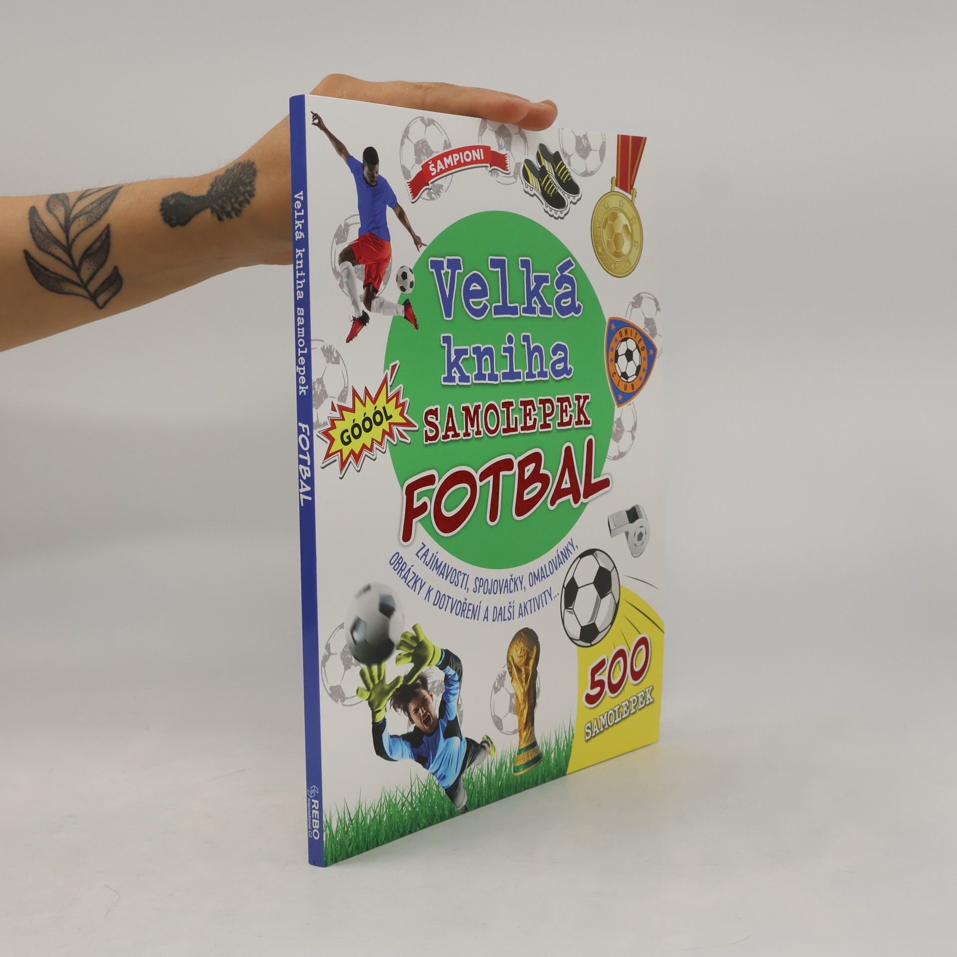 Collectif d'auteurs Velká kniha samolepek Fotbal