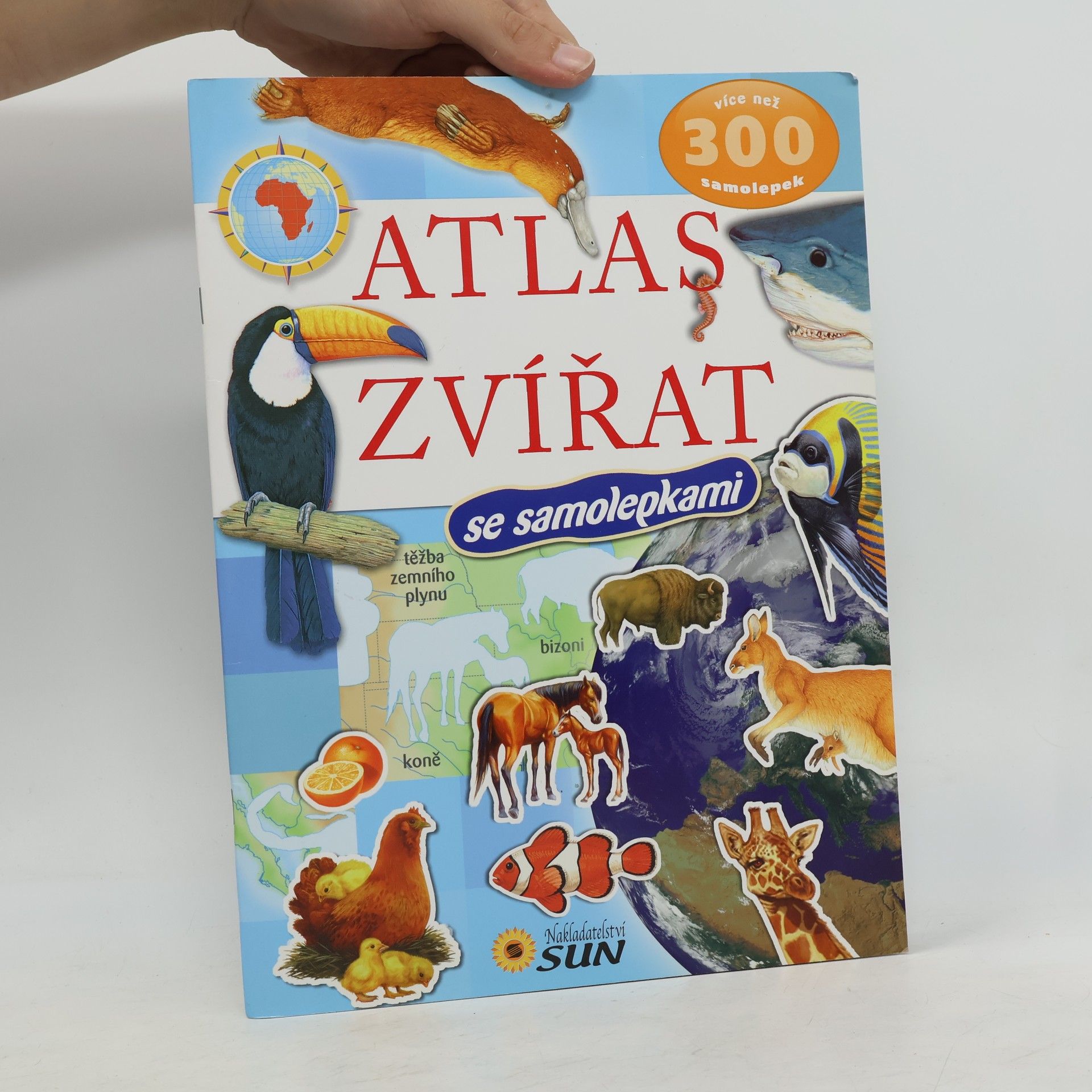 Autores varios Atlas zvířat se samolepkami