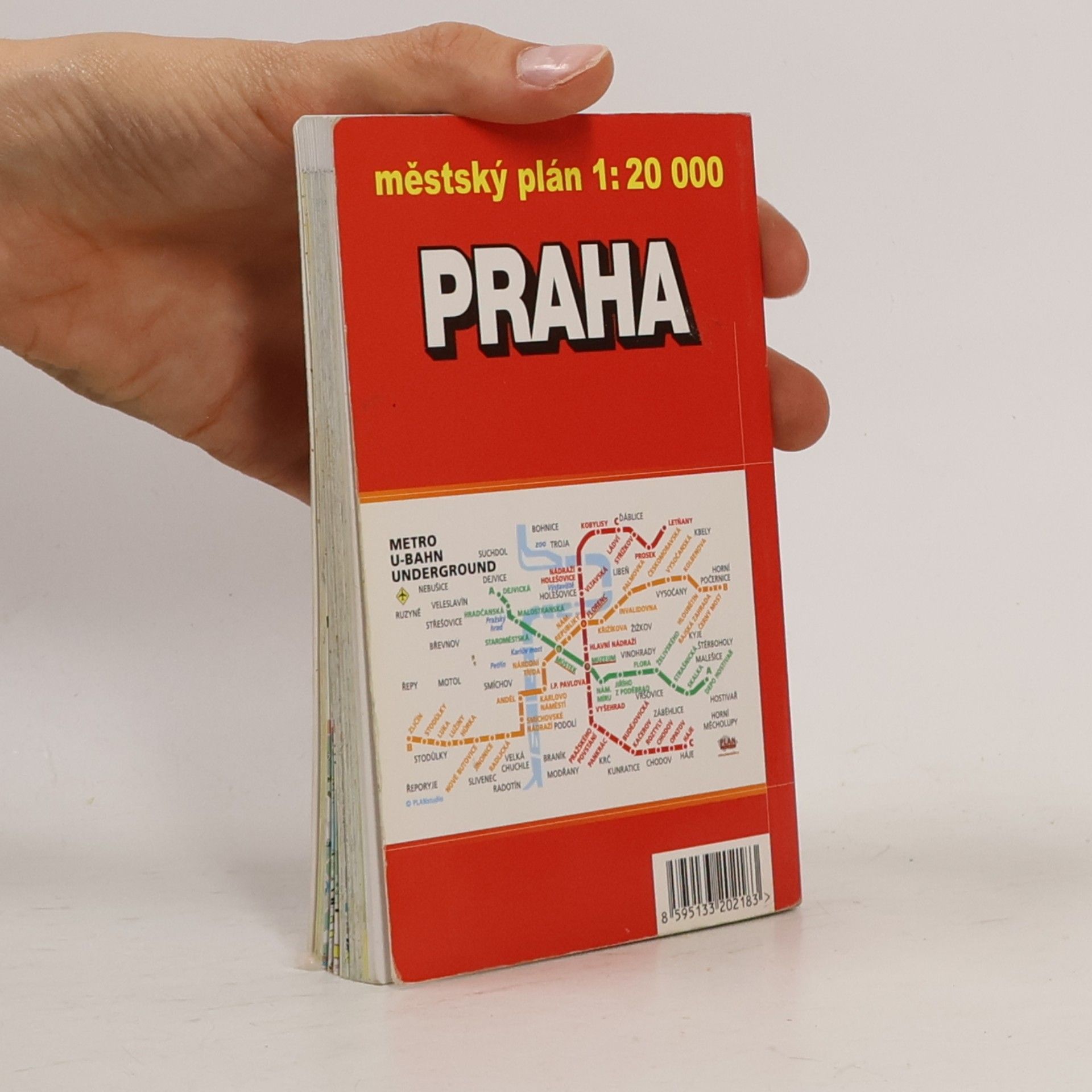 Autorenkollektiv Praha - městský plán 1:20 000