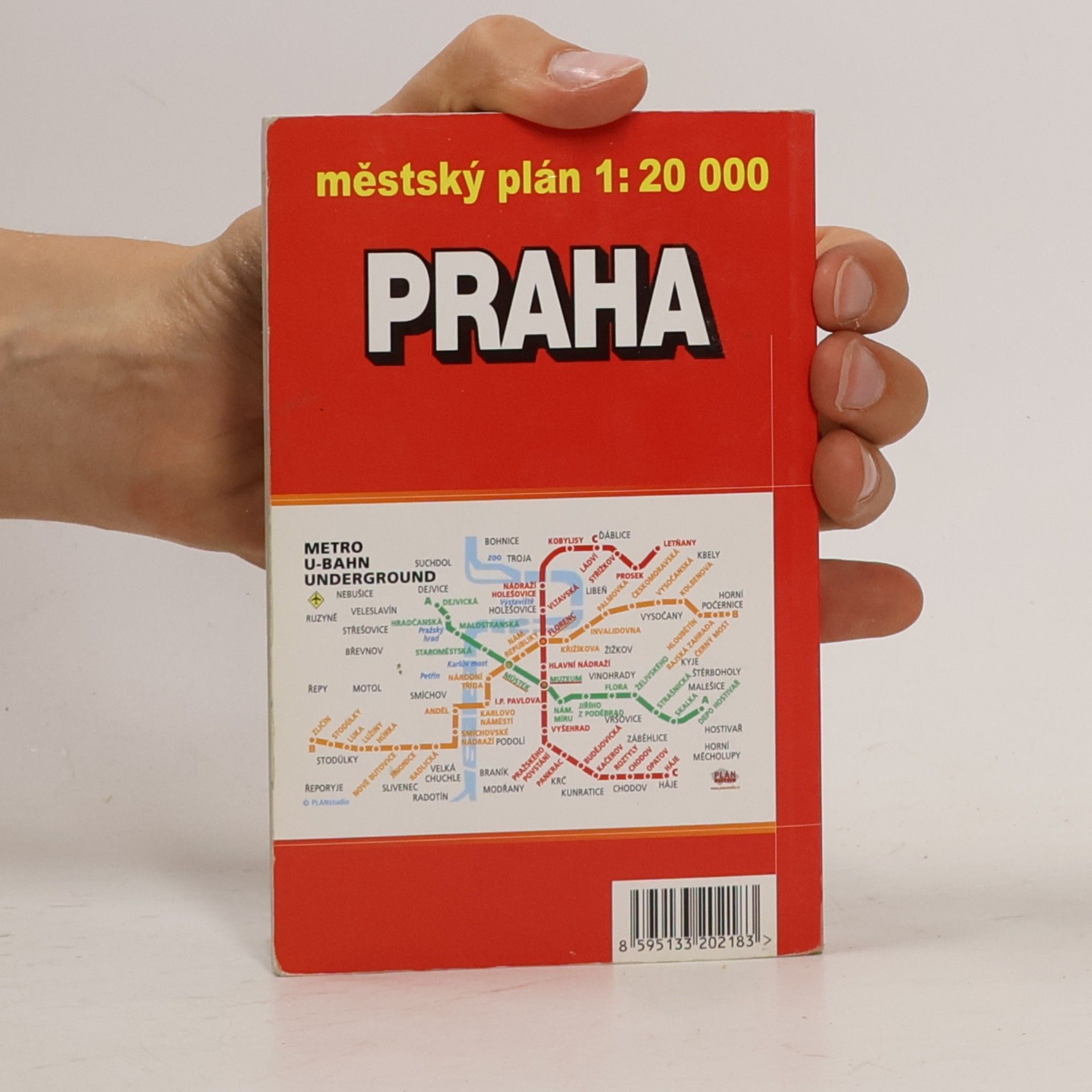 Autorenkollektiv Praha - městský plán 1:20 000