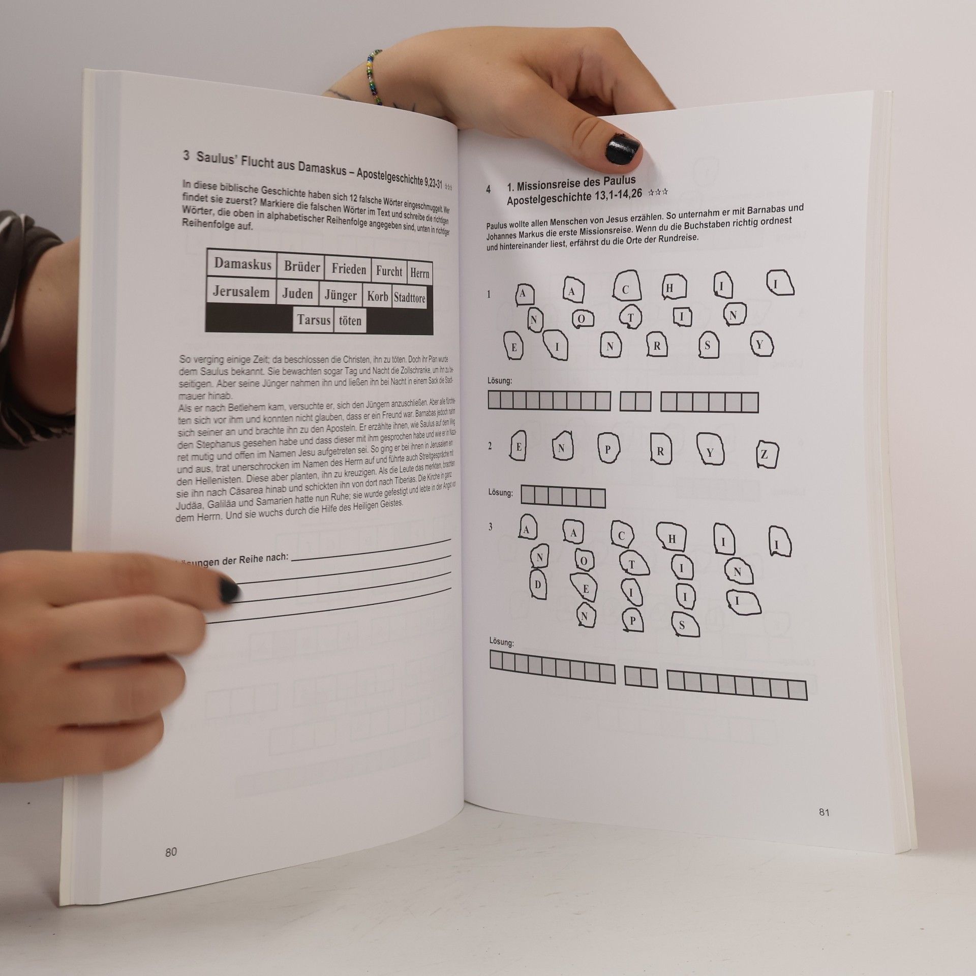 Renate Schneider Rätselbuch Religion 5/6: Rätsel - Rollenspiele - Bastelarbeiten