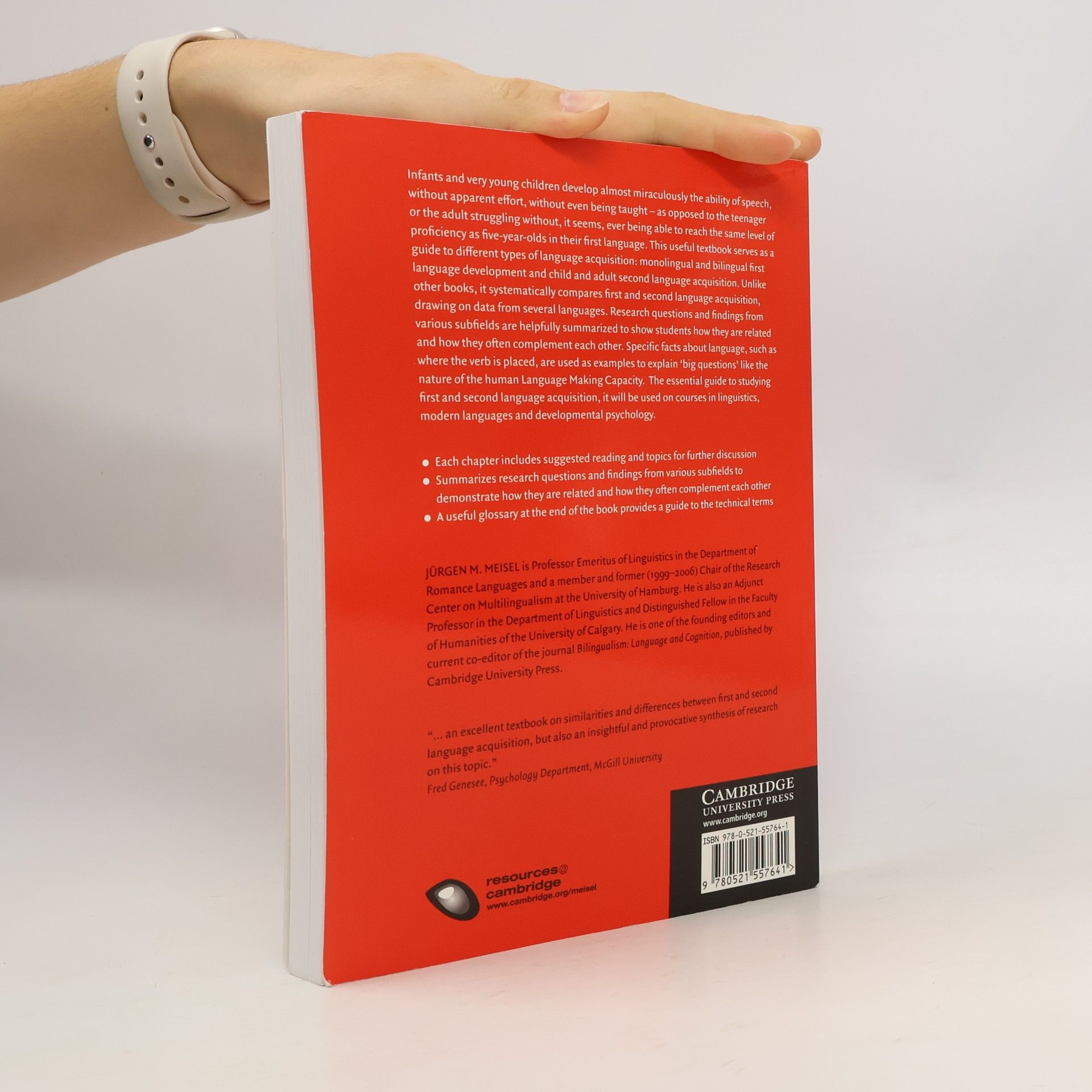 Jürgen M. Meisel Cambridge Textbooks in Linguistics: First and Second Language Acquisition