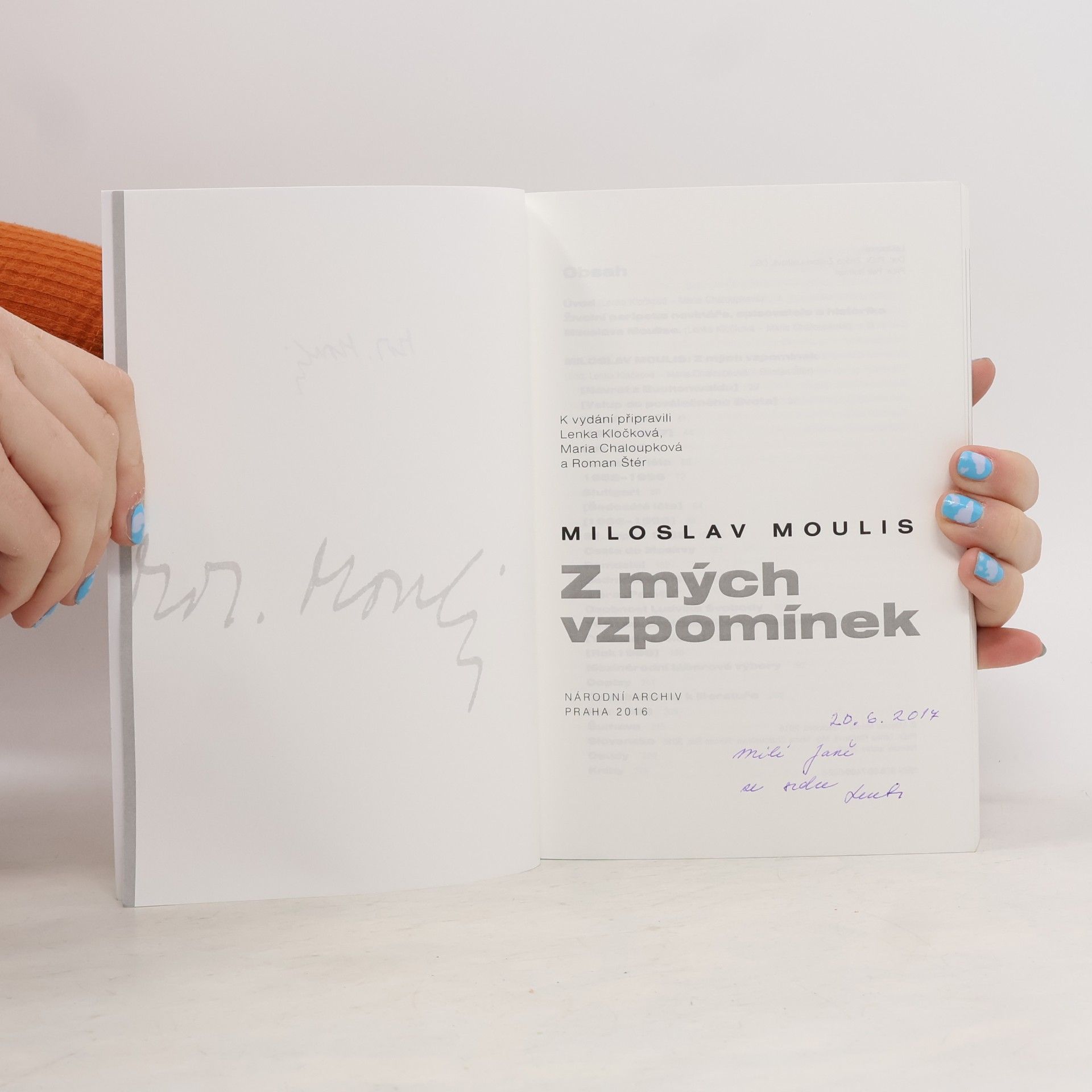 Miroslav Moulis Z mých vzpomínek