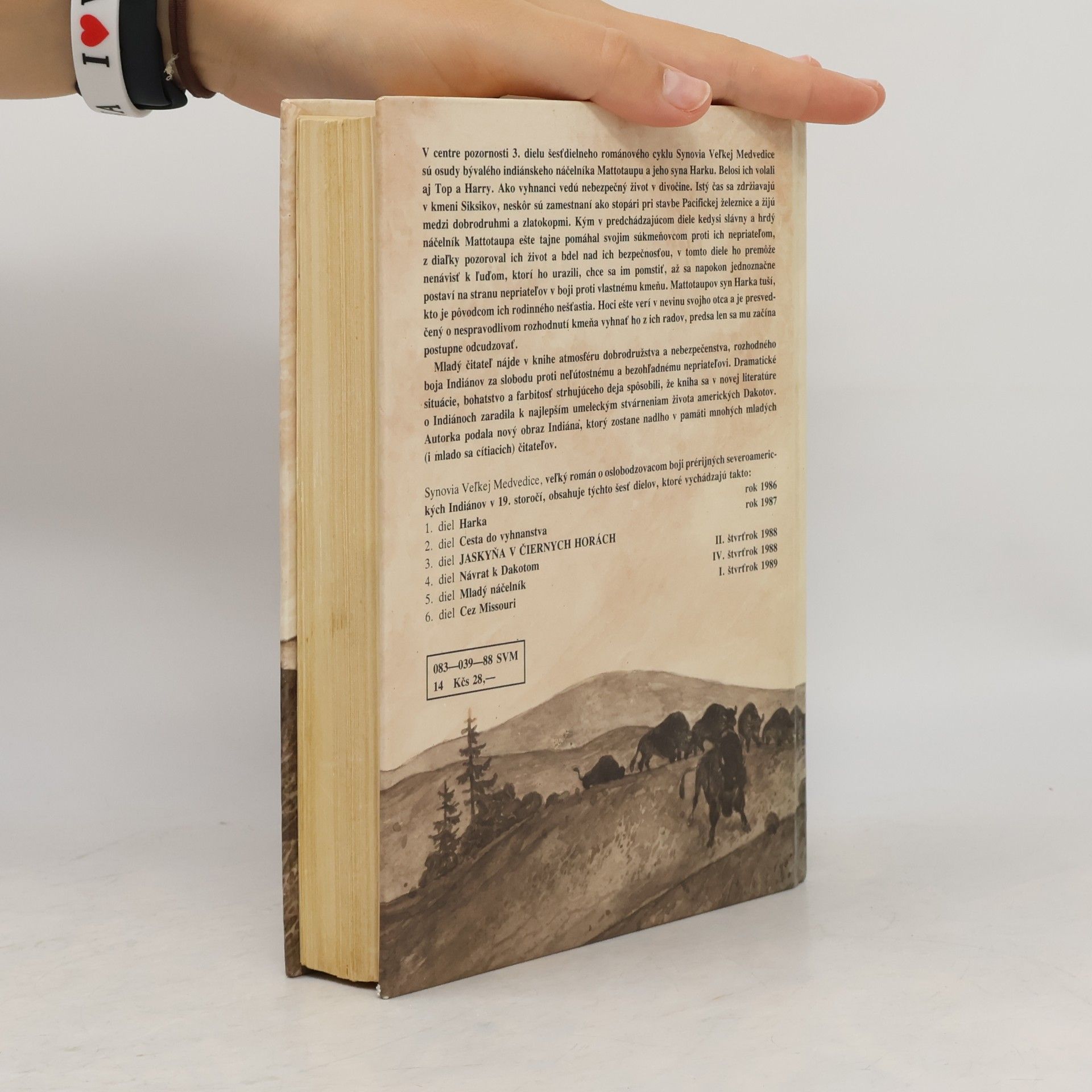 Liselotte Welskopfová-Henrichová Synovia Veľkej Medvedice III. diel. Jaskyňa v Čiernych horách
