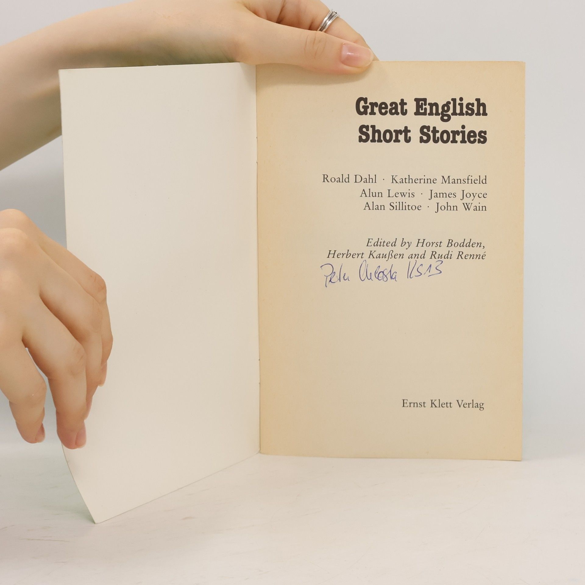 Horst Bodden Great English Short Stories. Roald Dahl, Katherine Mansfield, Alun Lewis u. a.