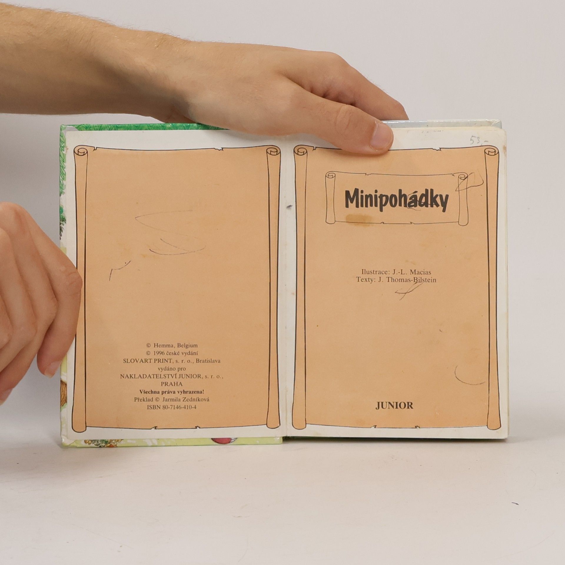 Jacques ThomasBilstein Minipohádky (svazek 9)