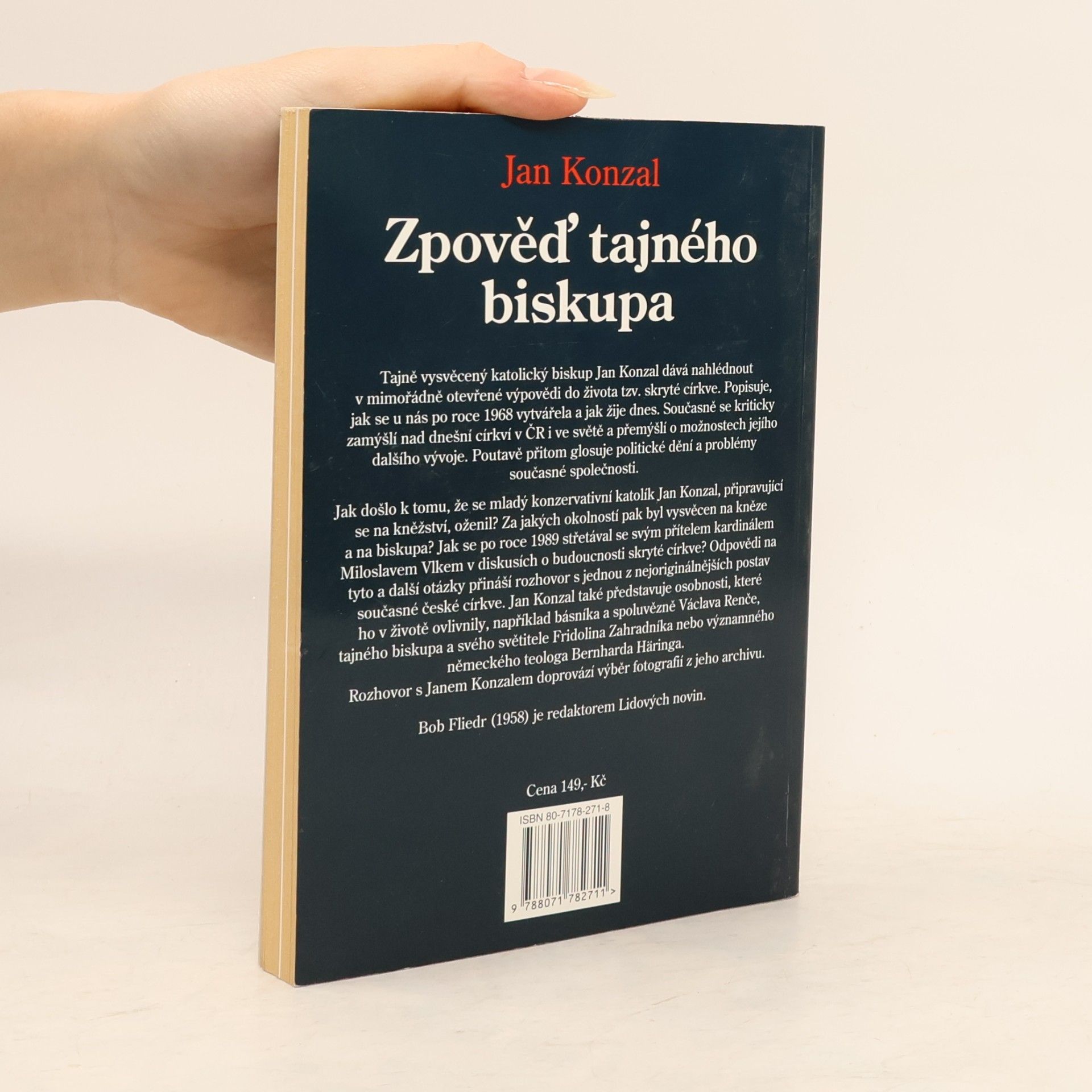 Jan Konzal Zpověď tajného biskupa