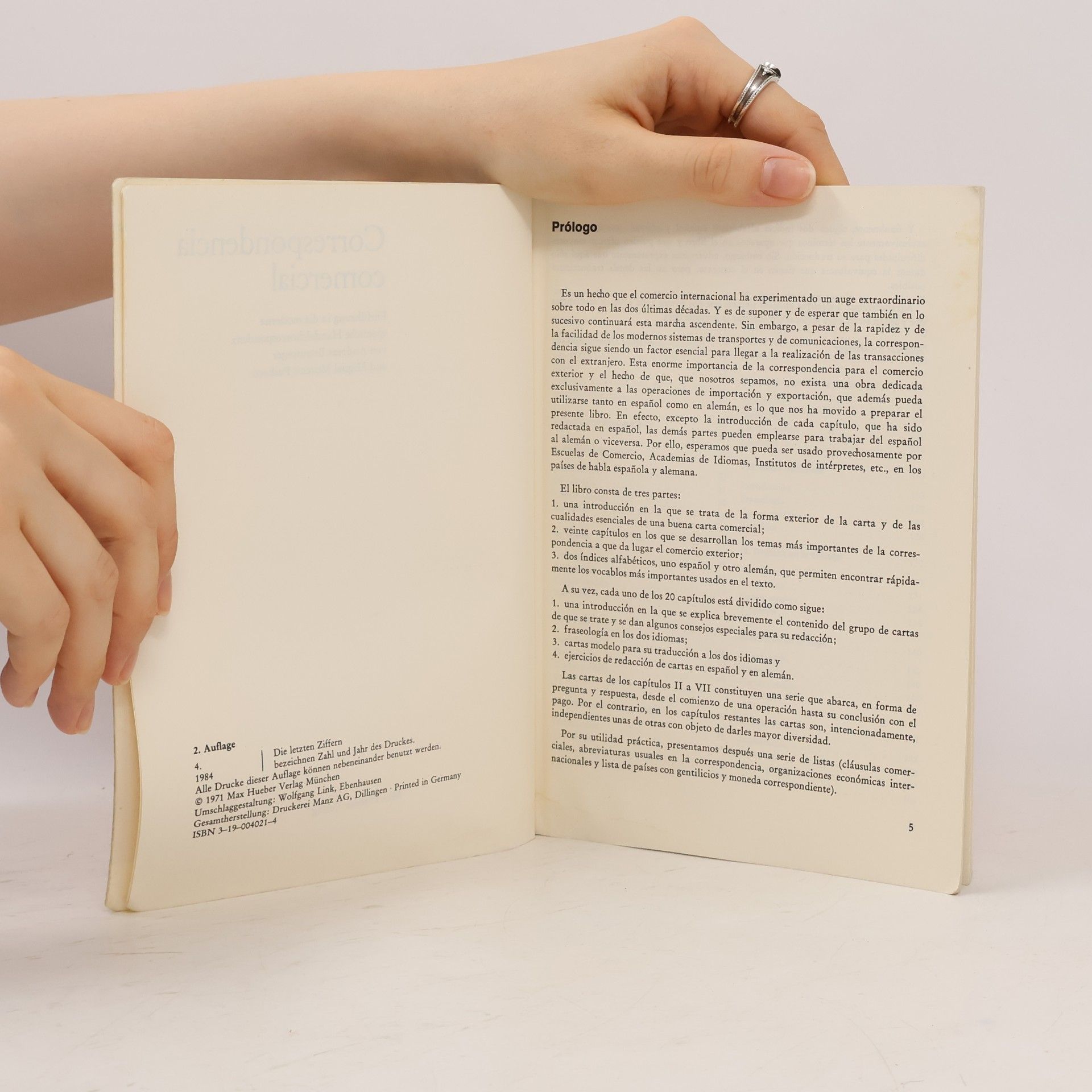 Andreas Brenninger Correspondencia comercial