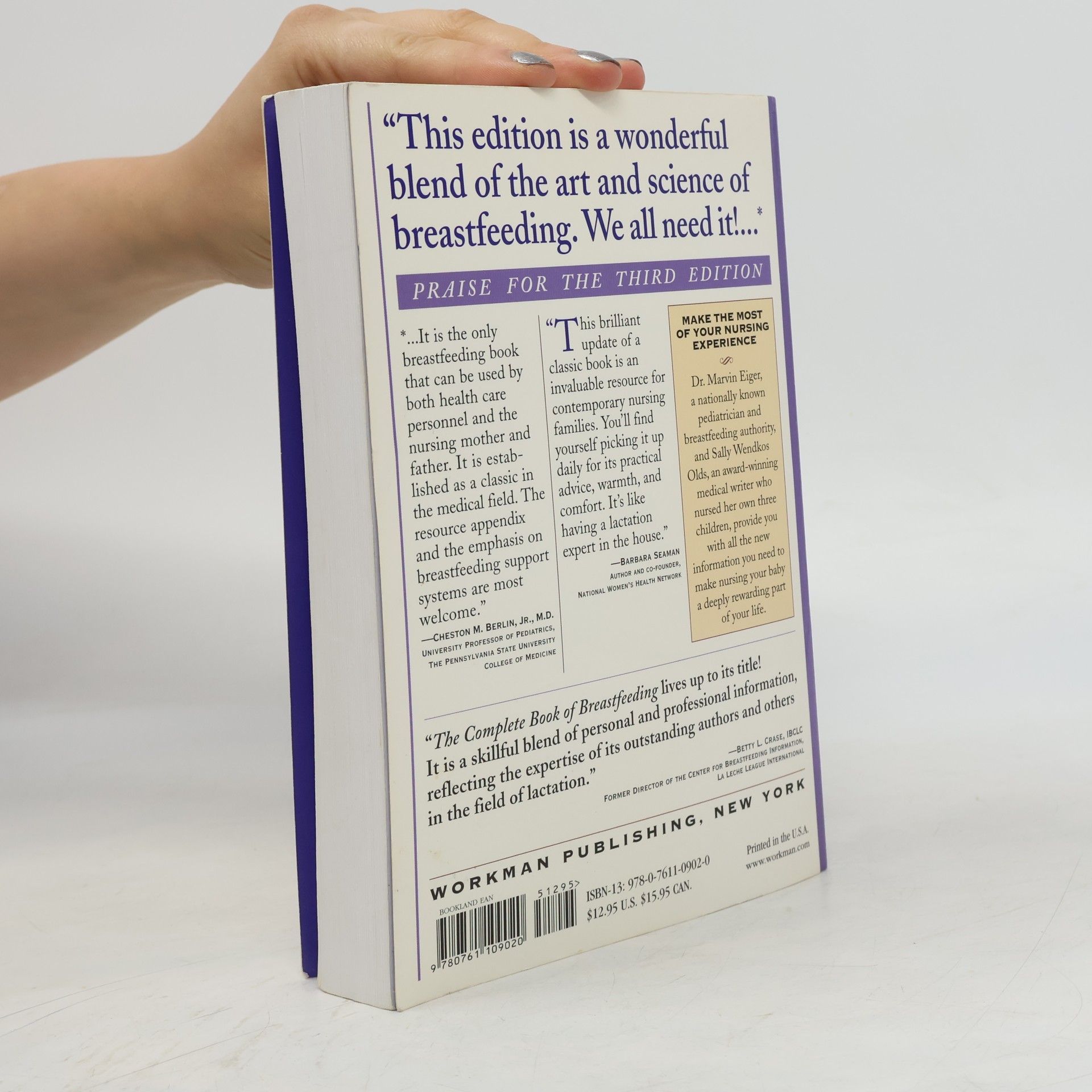 Marvin S. Eiger The Complete Book of Breastfeeding - Third Edition