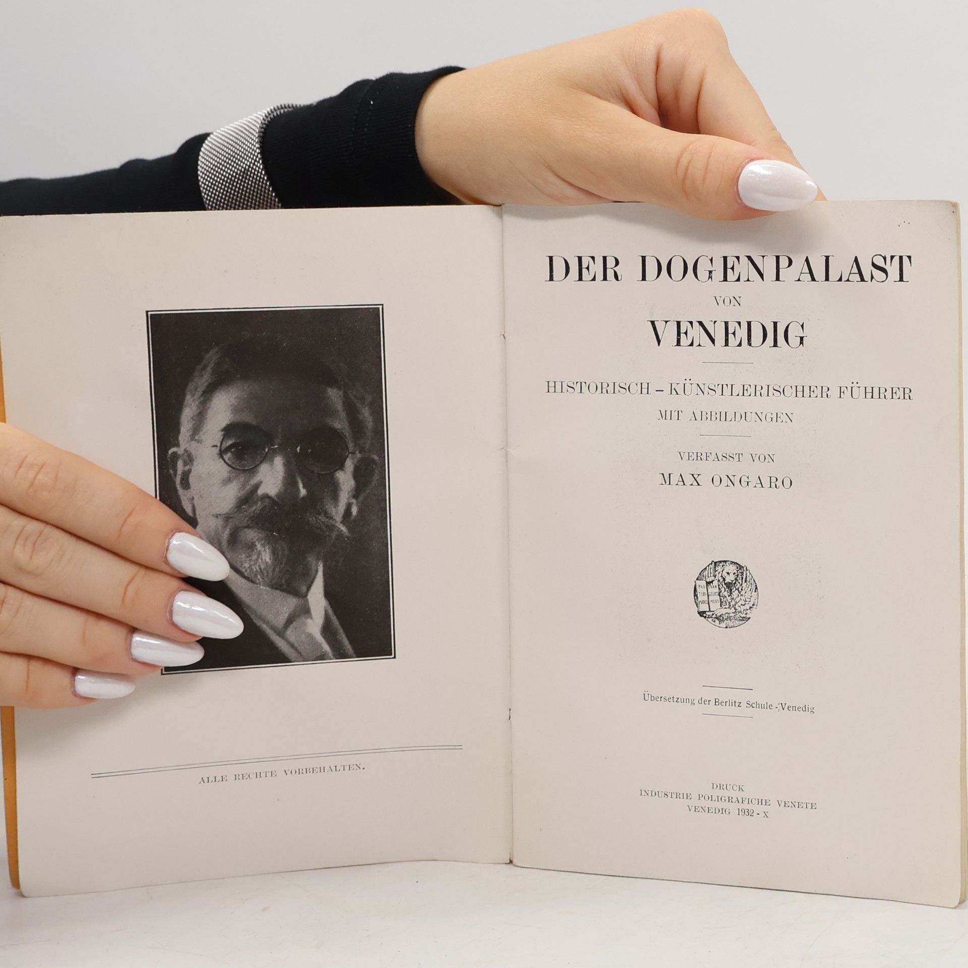 Max Ongaro Der Dogenpalast von Venedig