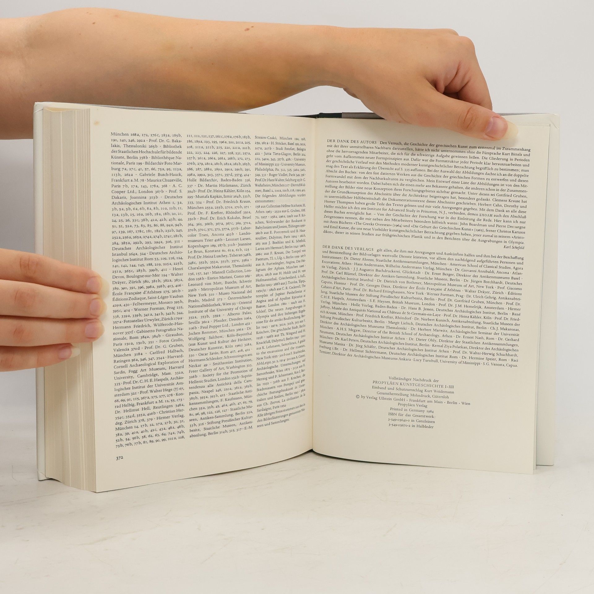 Theodor Krauß Propyläen Kunstgeschichte 1. Die Griechen und ihre Nachbarn