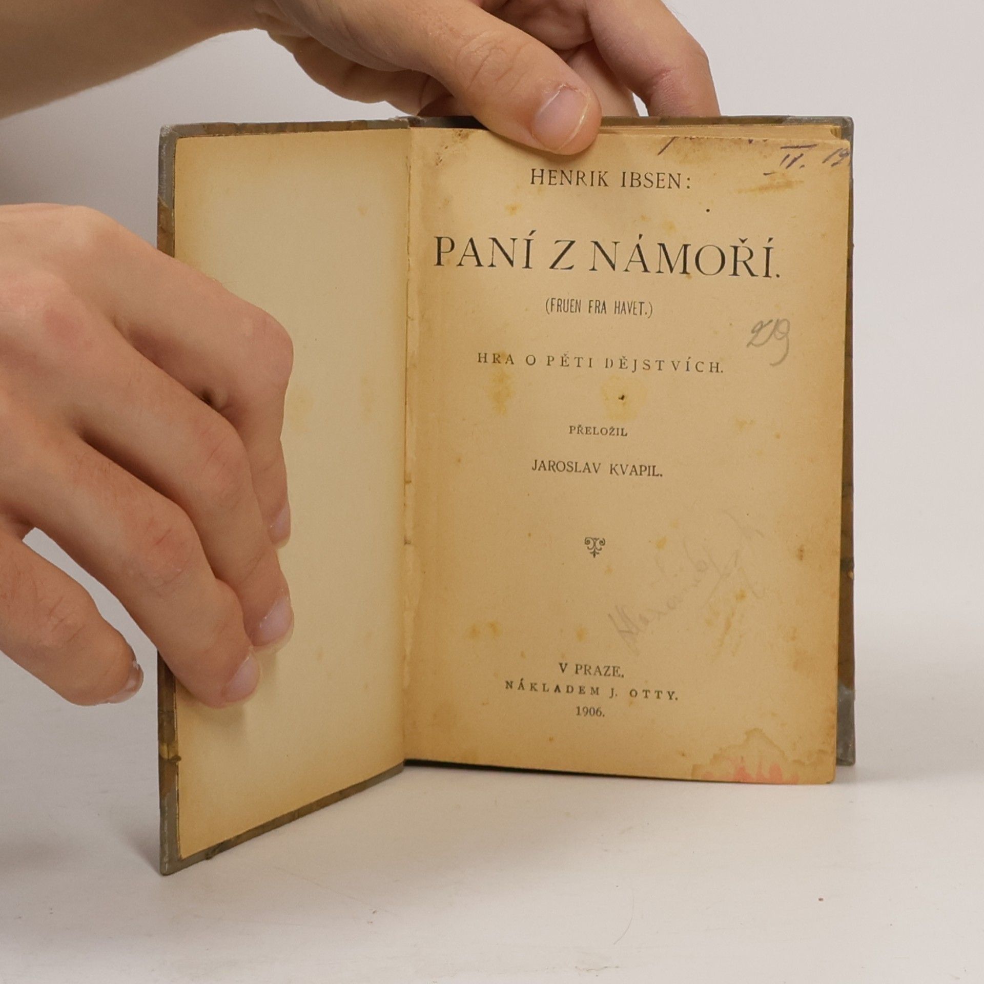 Henrik Ibsen Paní z Námoří