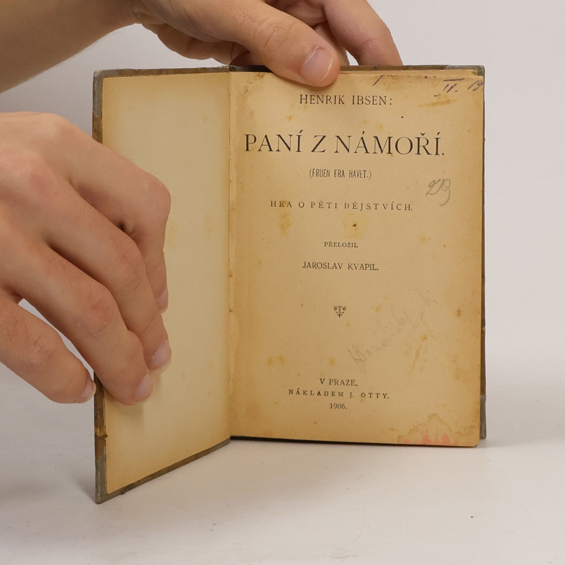 Henrik Ibsen Paní z Námoří