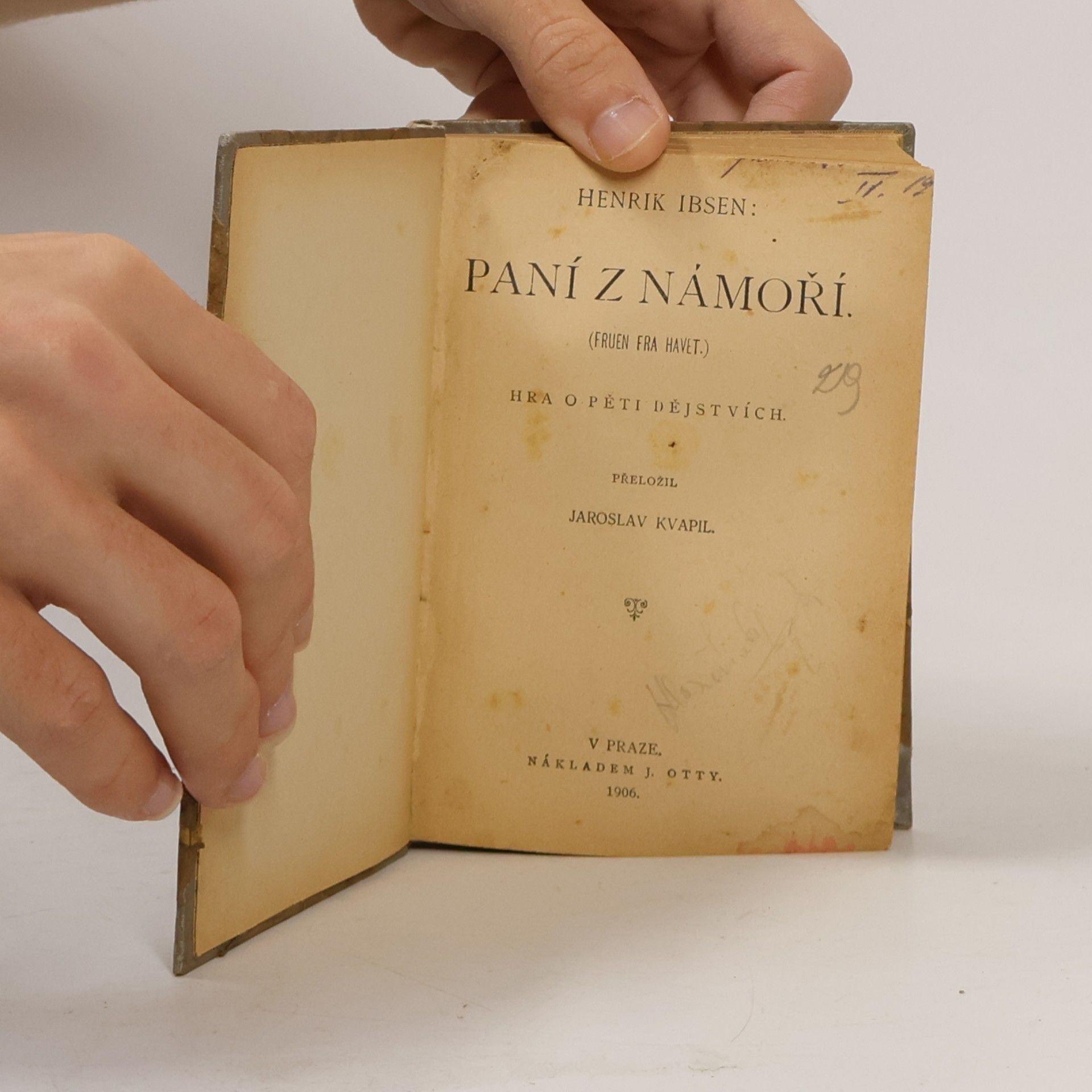 Henrik Ibsen Paní z Námoří