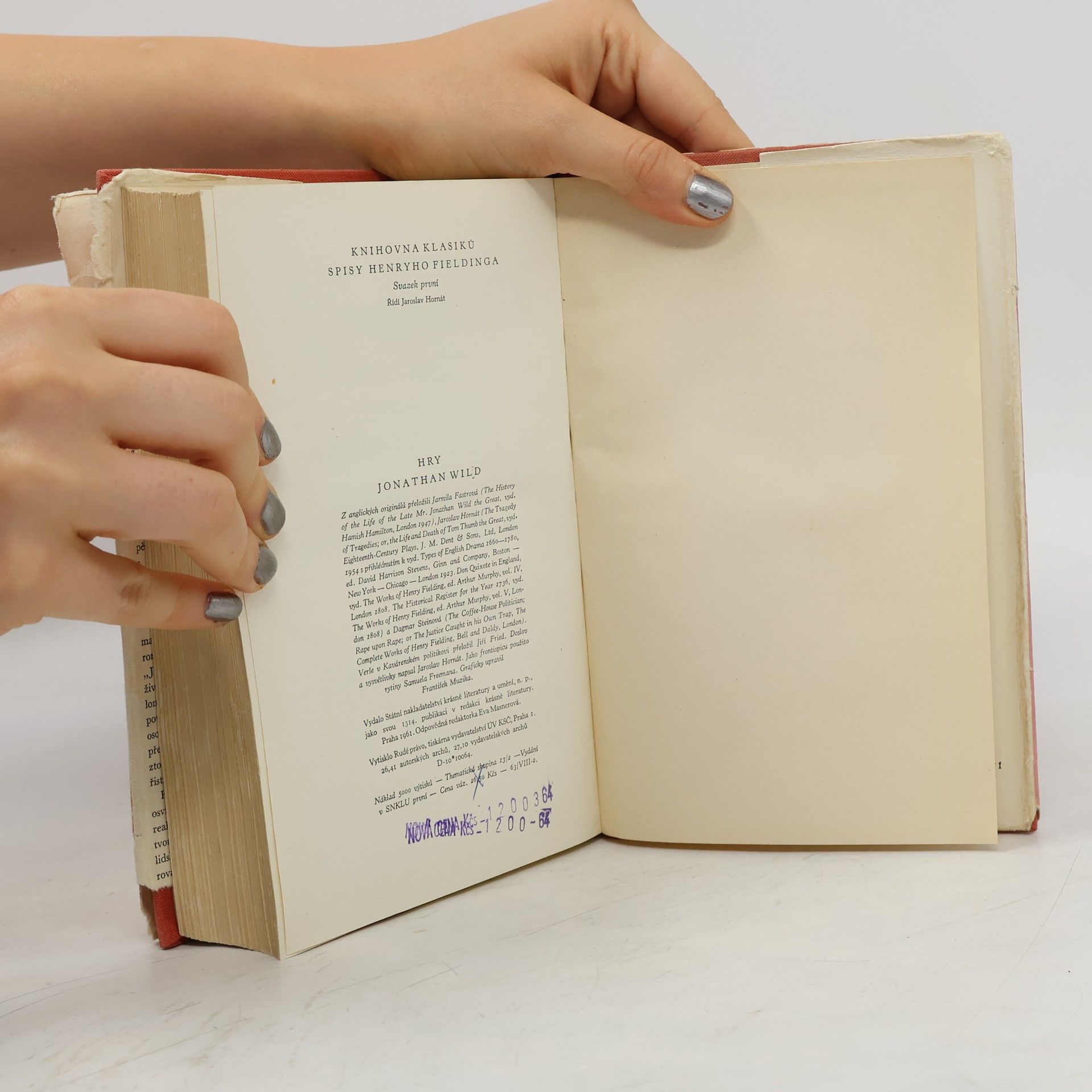 Henry Fielding Hry. Jonathan Wild