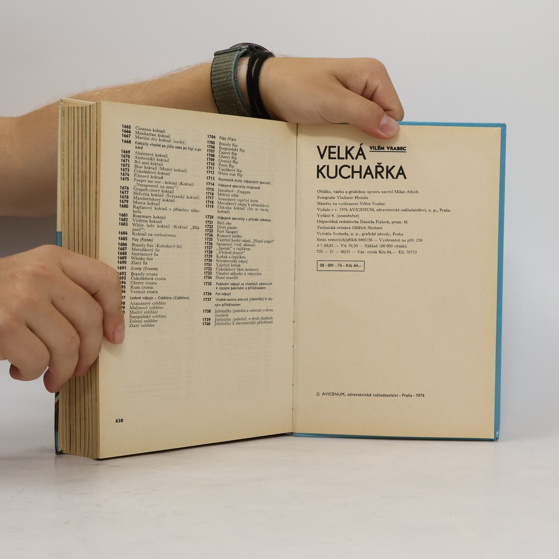 Vilém Vrabec Velká kuchařka