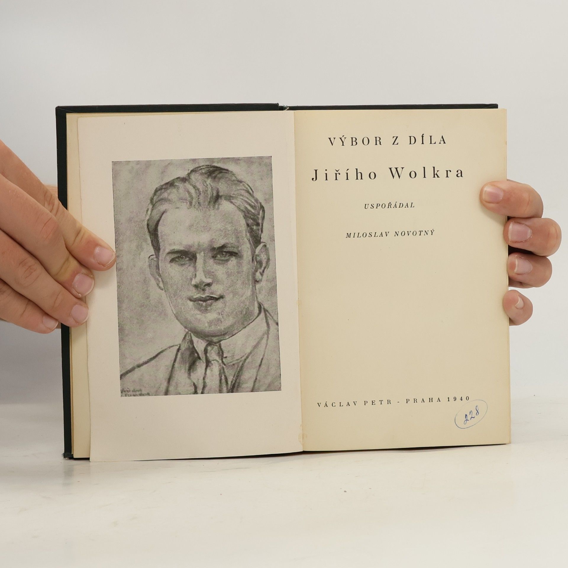 Jiří Wolker Výbor z díla Jiřího Wolkra