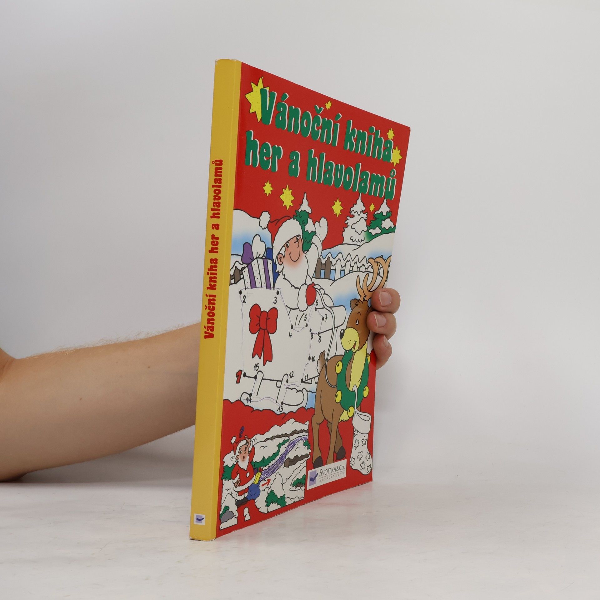 Autorenkollektiv Vánoční kniha her a hlavolamů