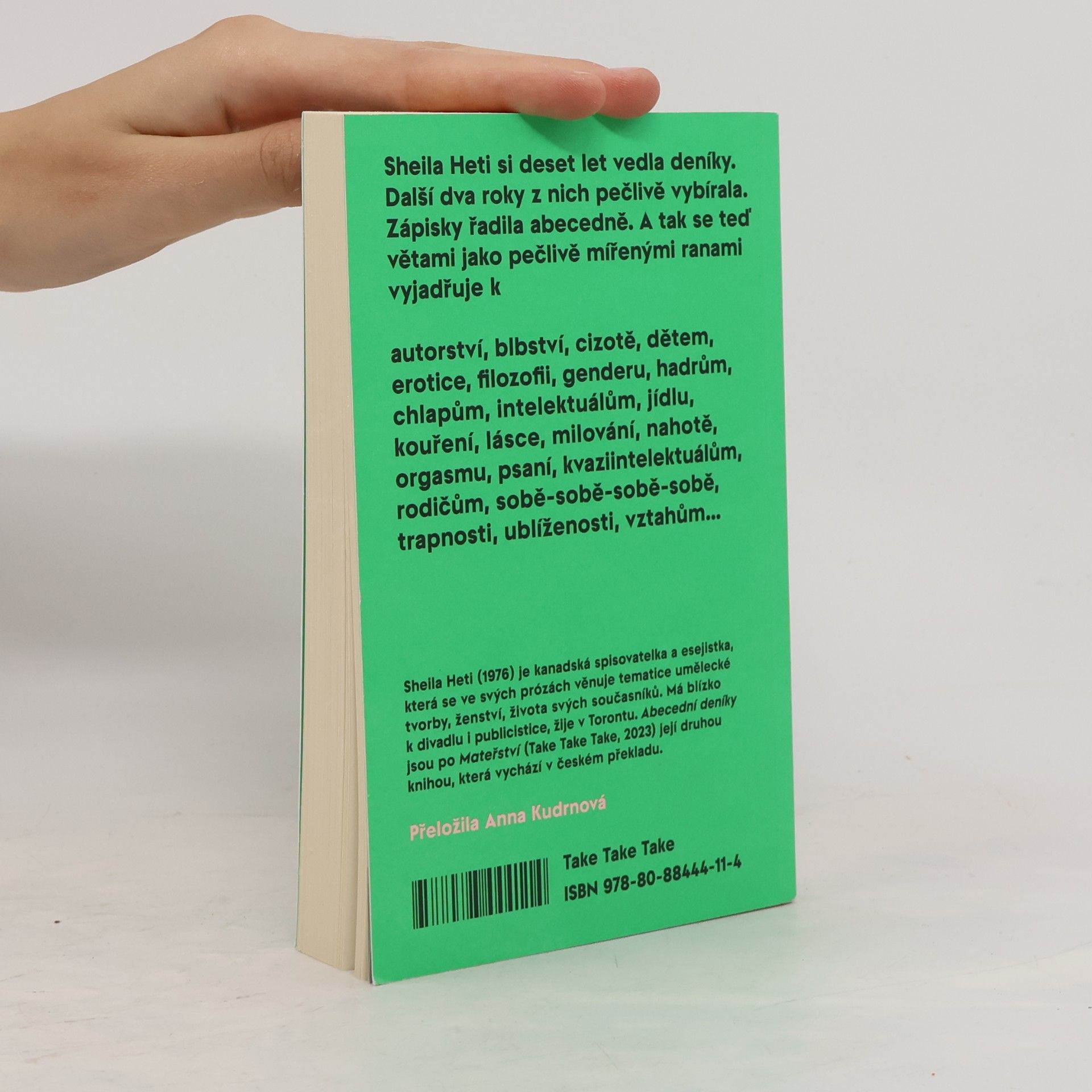 Sheila Heti Abecední deníky