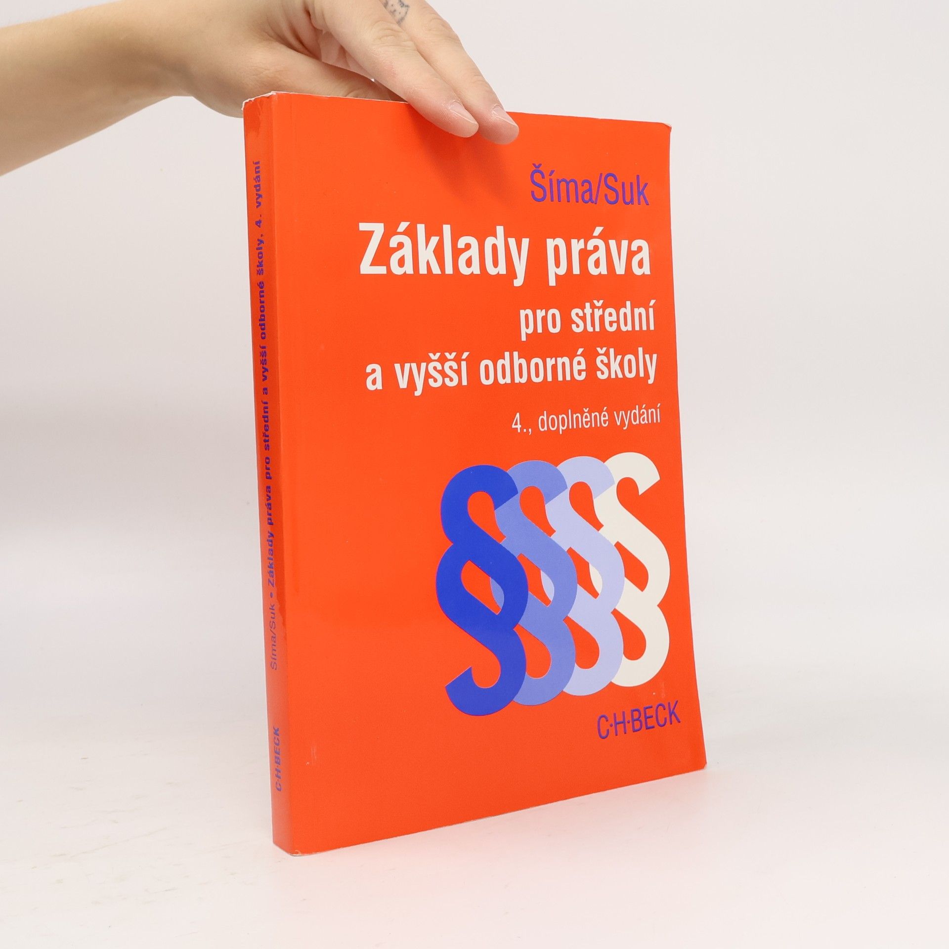 Alexander Šíma Základy práva pro střední a vyšší odborné školy