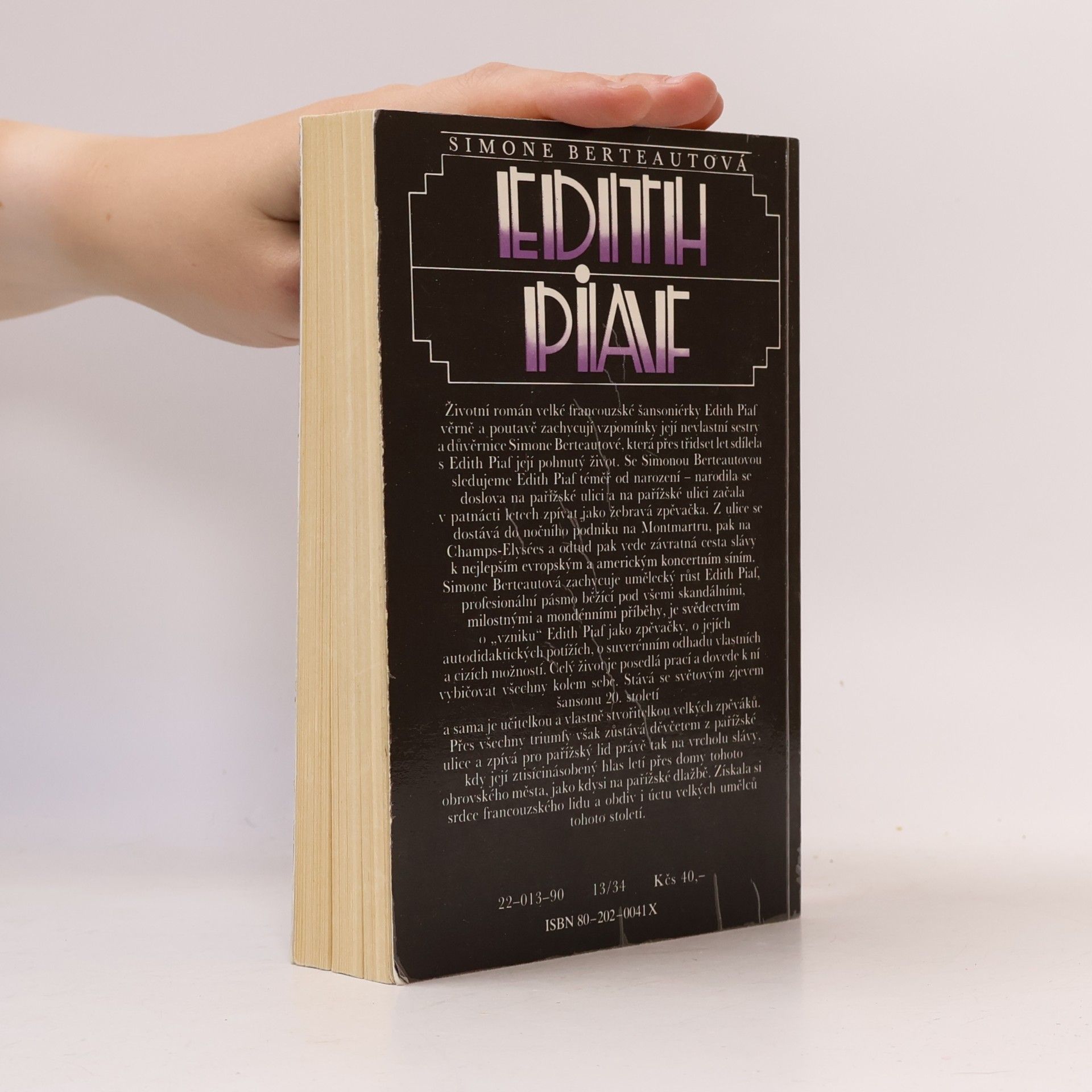 Marie Janů Edith Piaf