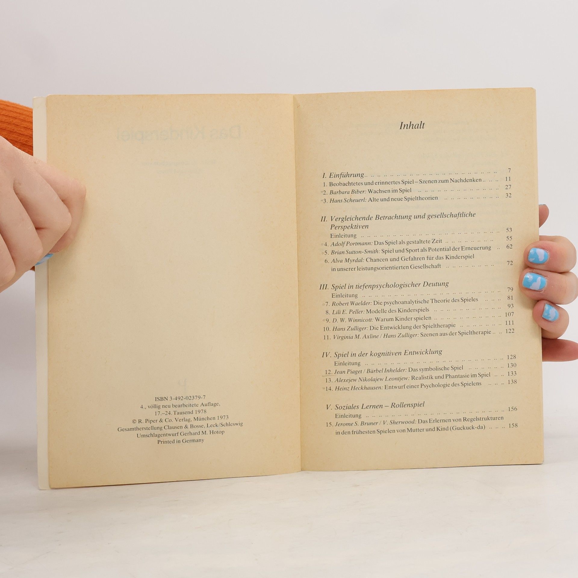 Andreas Flitner Das Kinderspiel