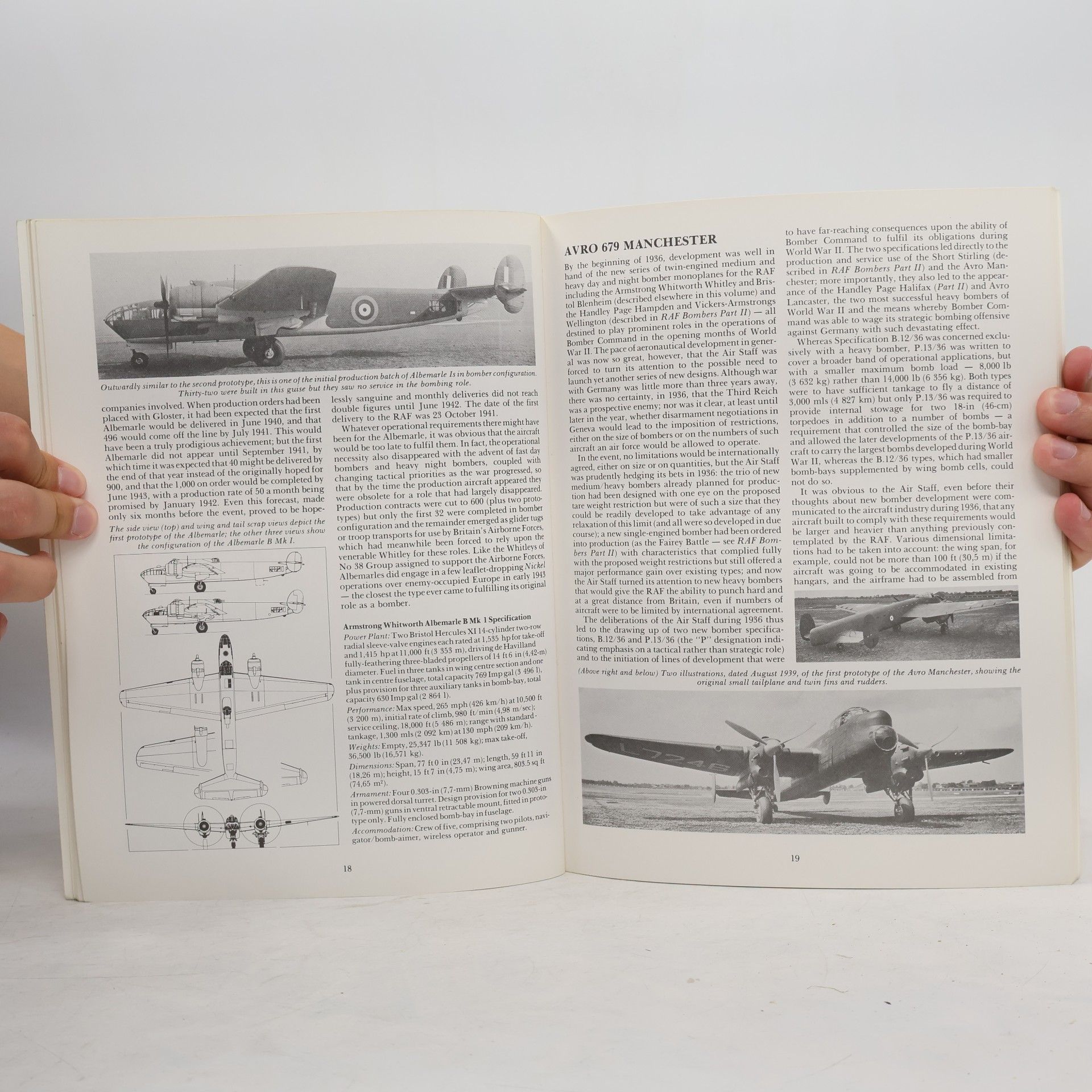 William Green WW2 Aircraft Fact Files: RAF Bombers, Part 1