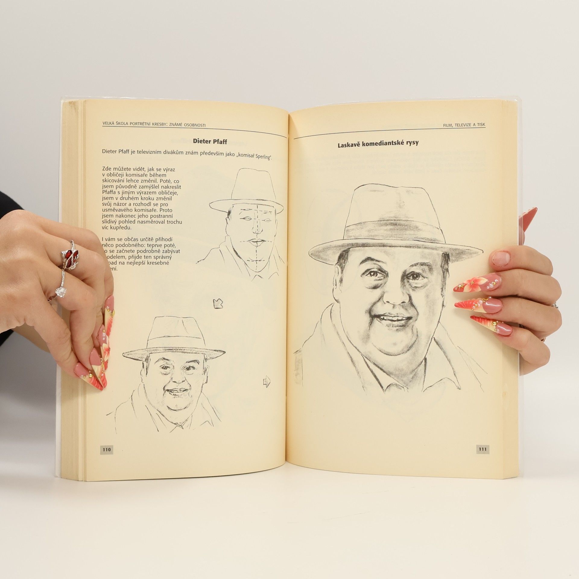 Walter Halbinger Velká škola portrétní kresby