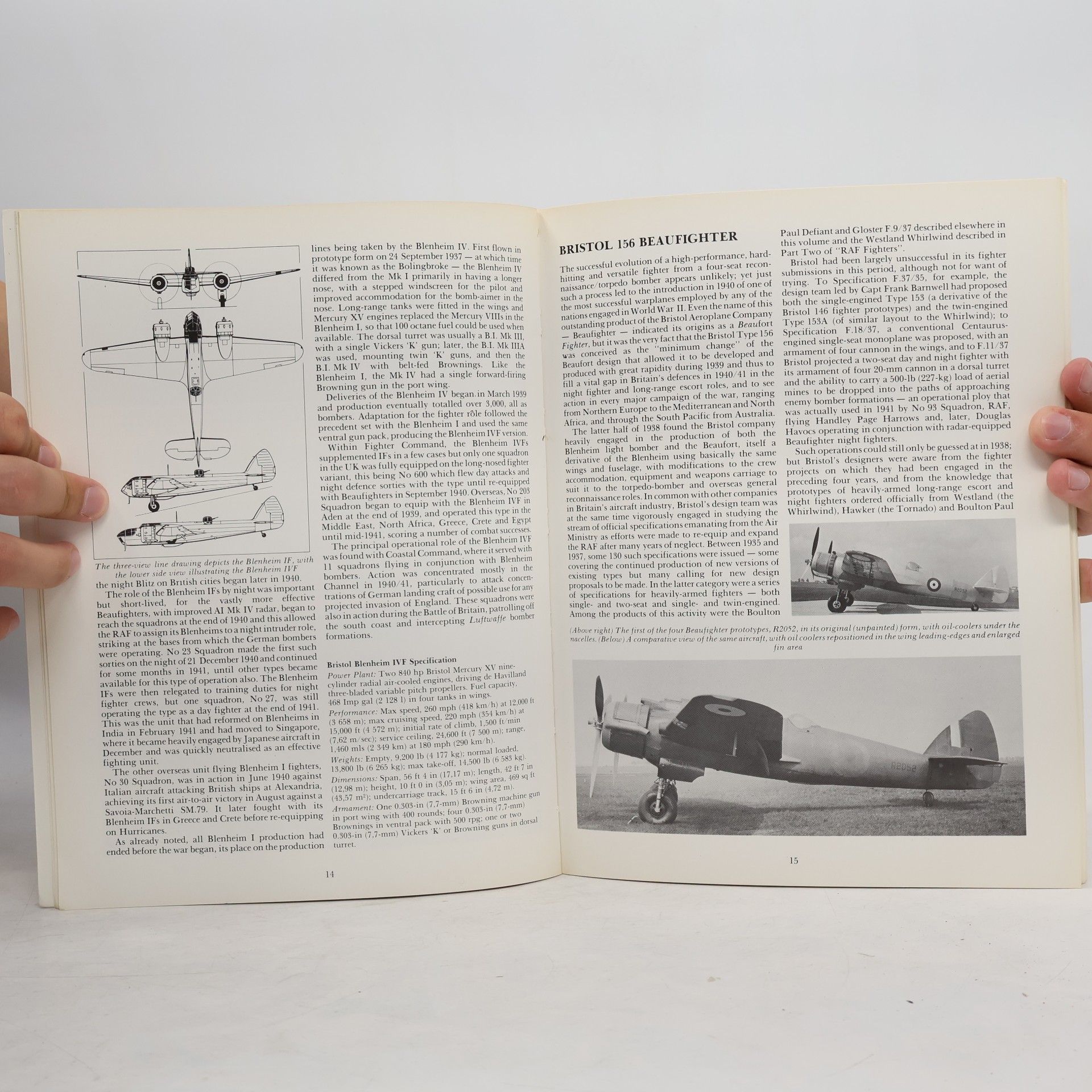 William Green WW2 Aircraft Fact Files - 1: Royal Air Force (RAF) Fighters