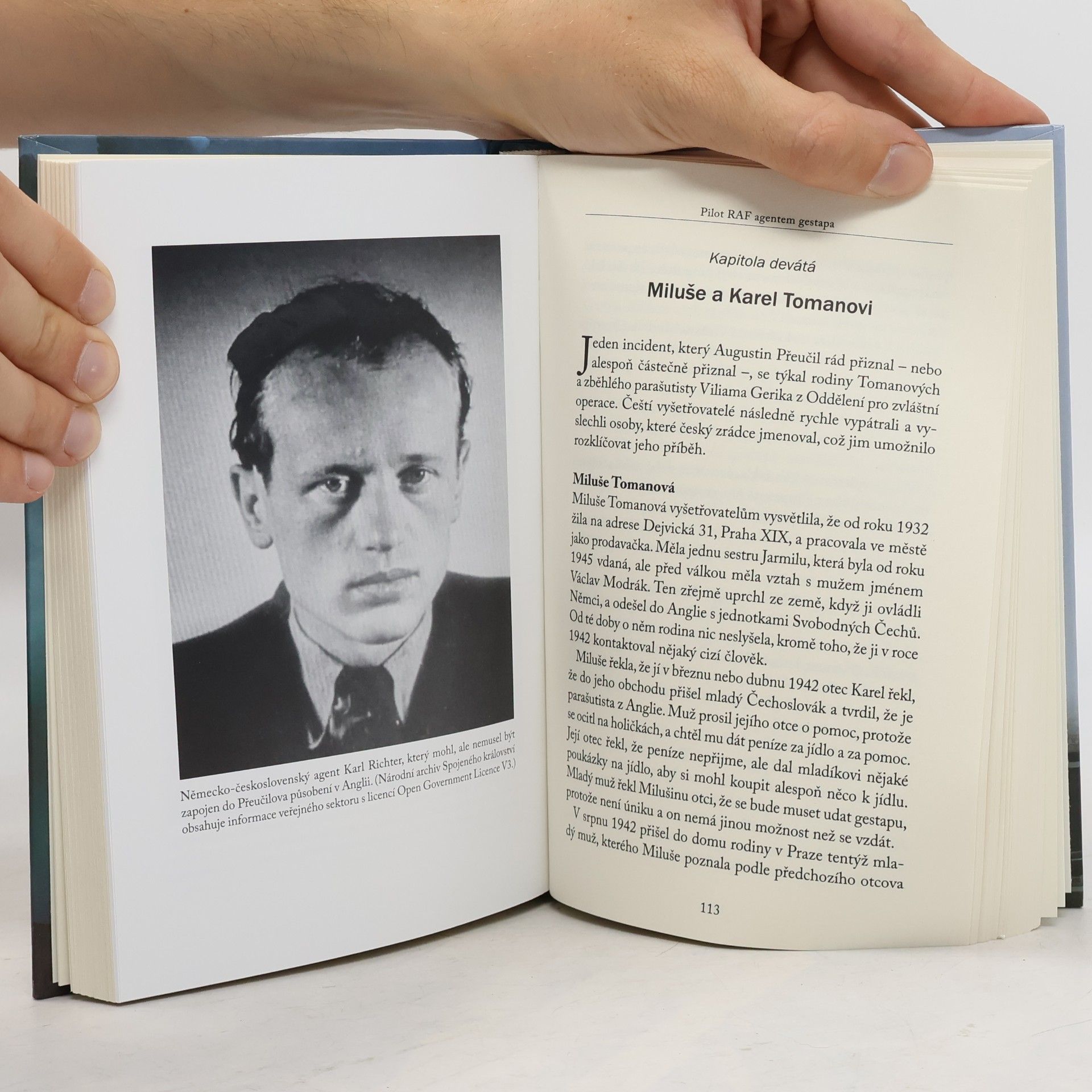 Michael S. Morgan Pilot RAF agentem gestapa: Příběh zrady českého letce