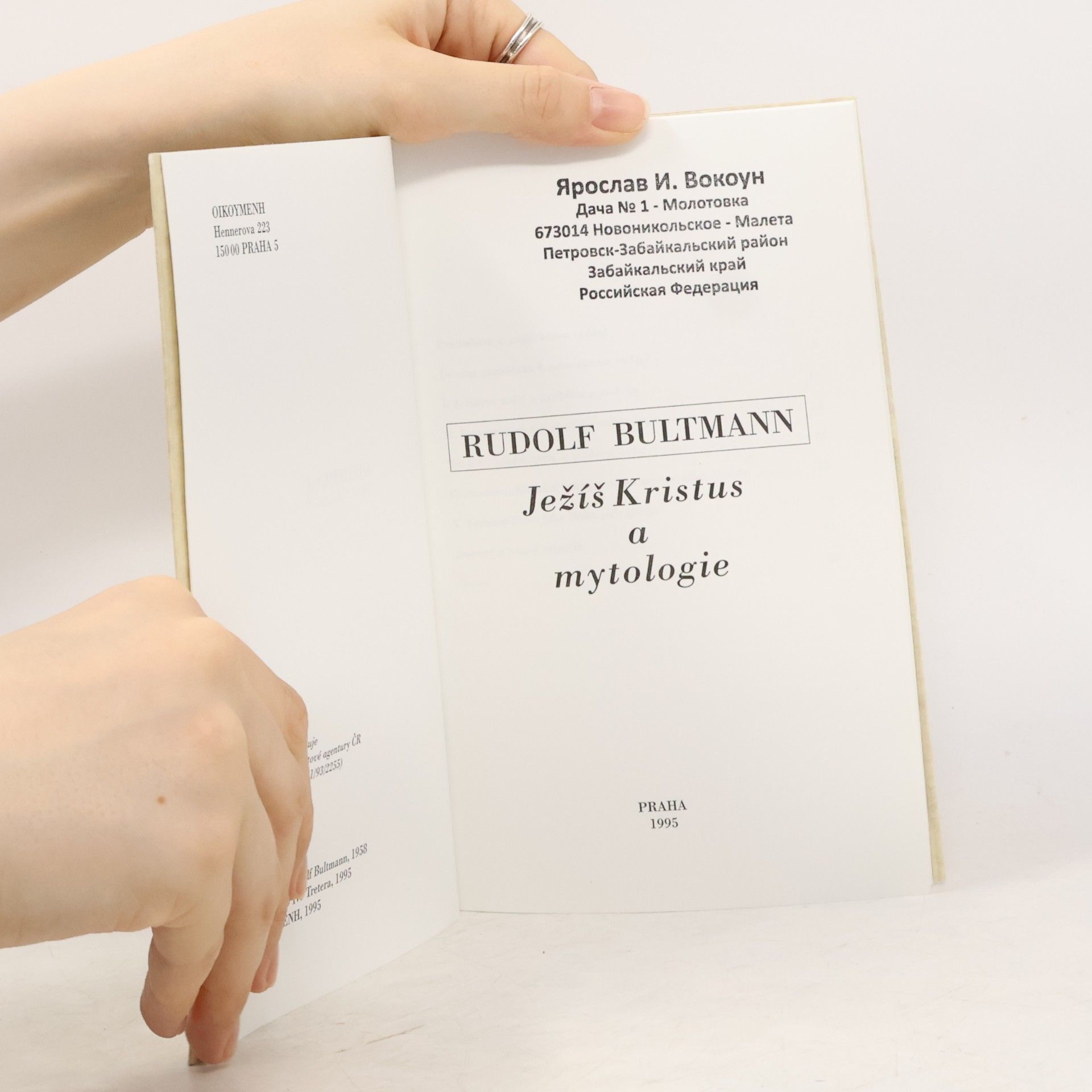 R. Bultmann Ježíš Kristus a mytologie