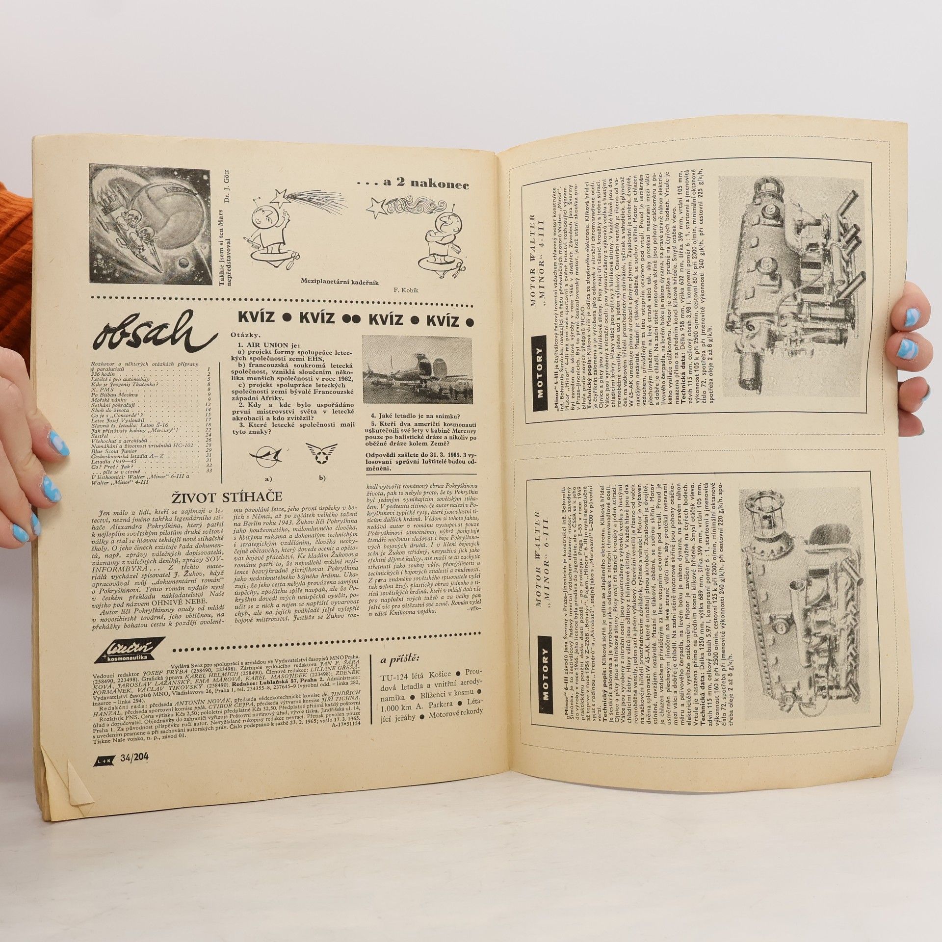 Autorenkollektiv Letectví + kosmonautika 6/1965