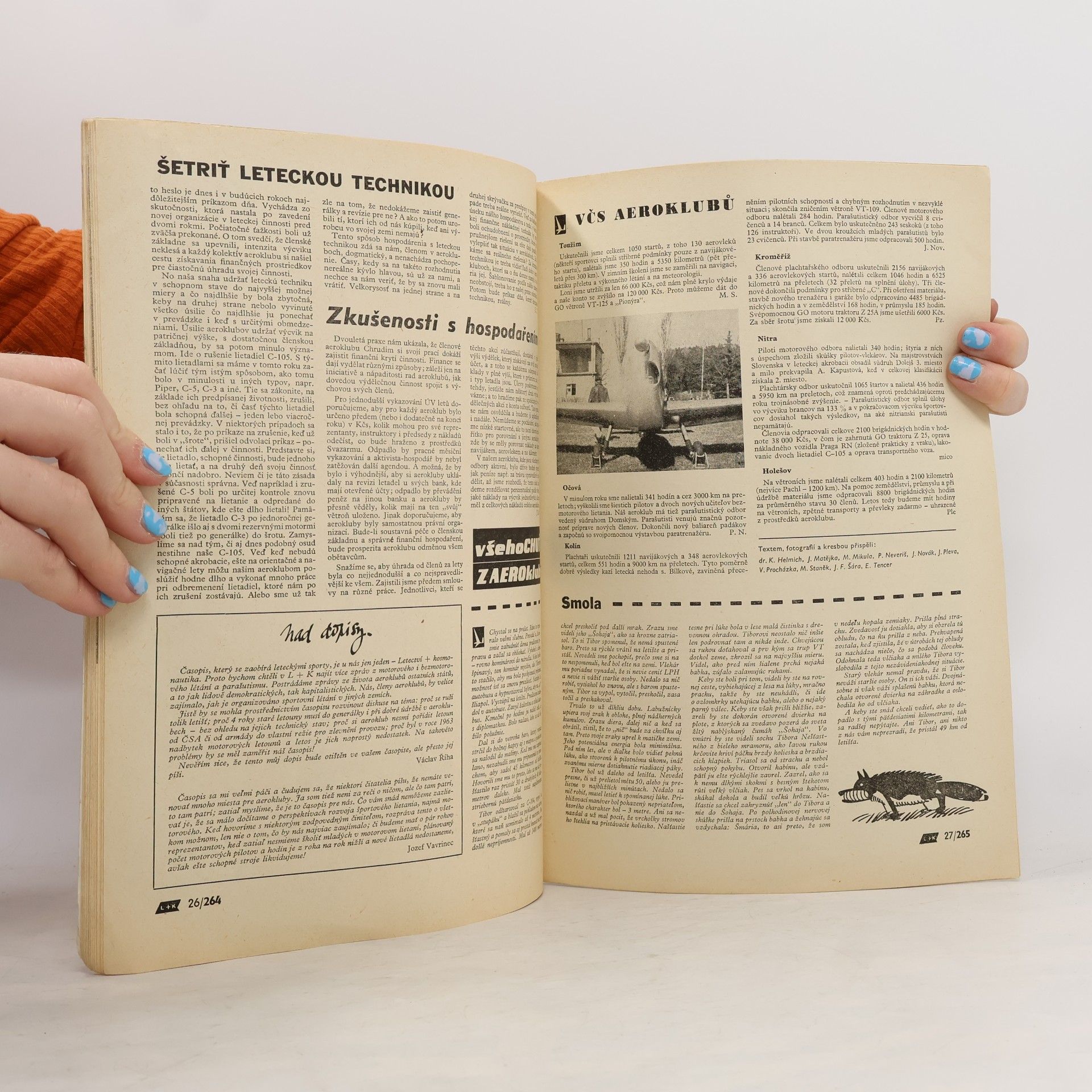 Autorenkollektiv Letectví + kosmonautika 8/1965