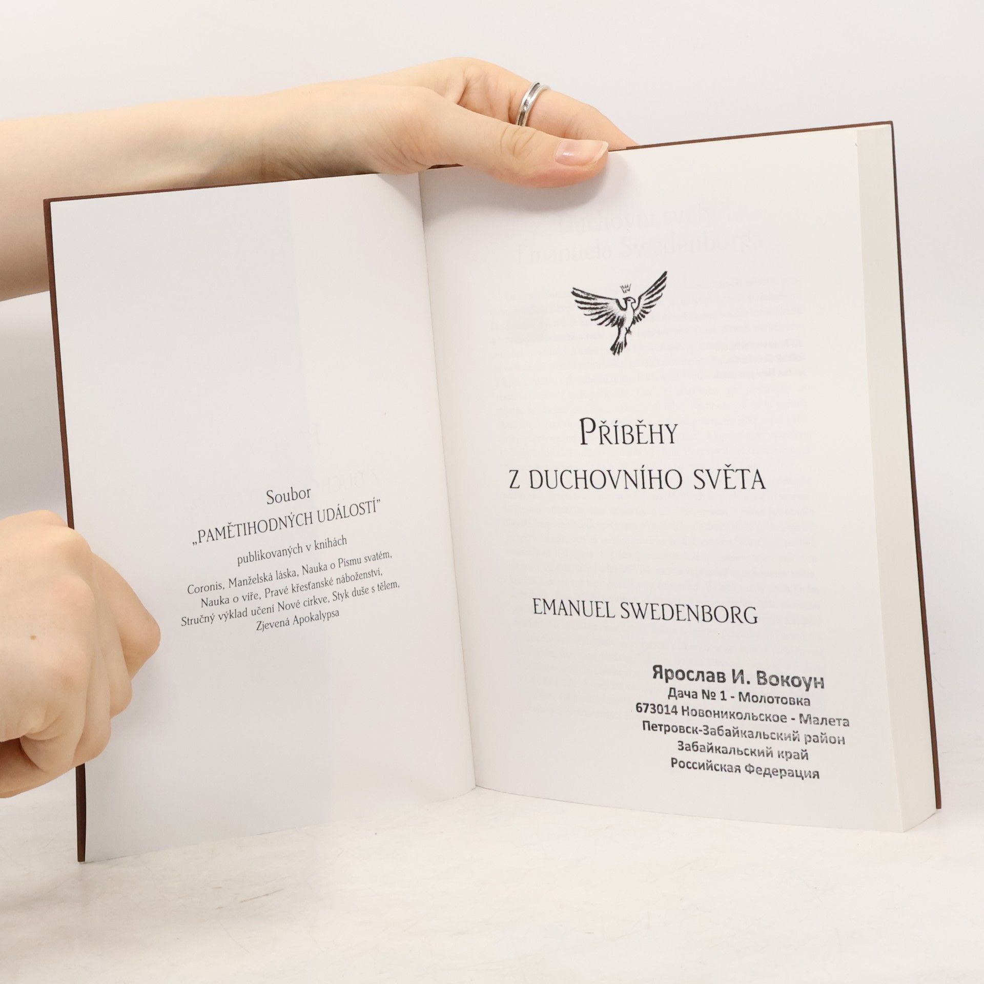 Emanuel Swedenborg Příběhy z duchovního světa