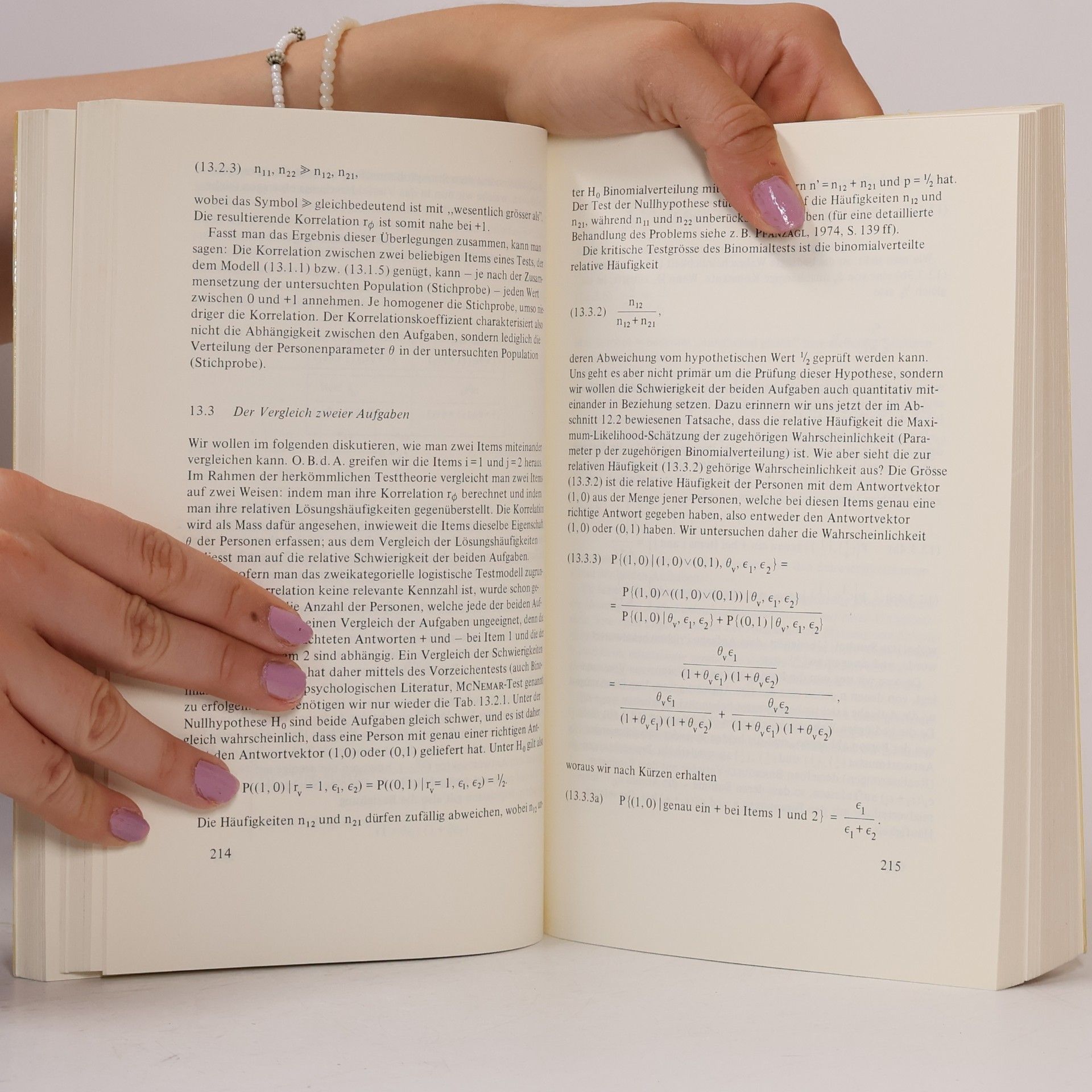 Gerhard H. Fischer Einführung in die Theorie psychologischer Tests