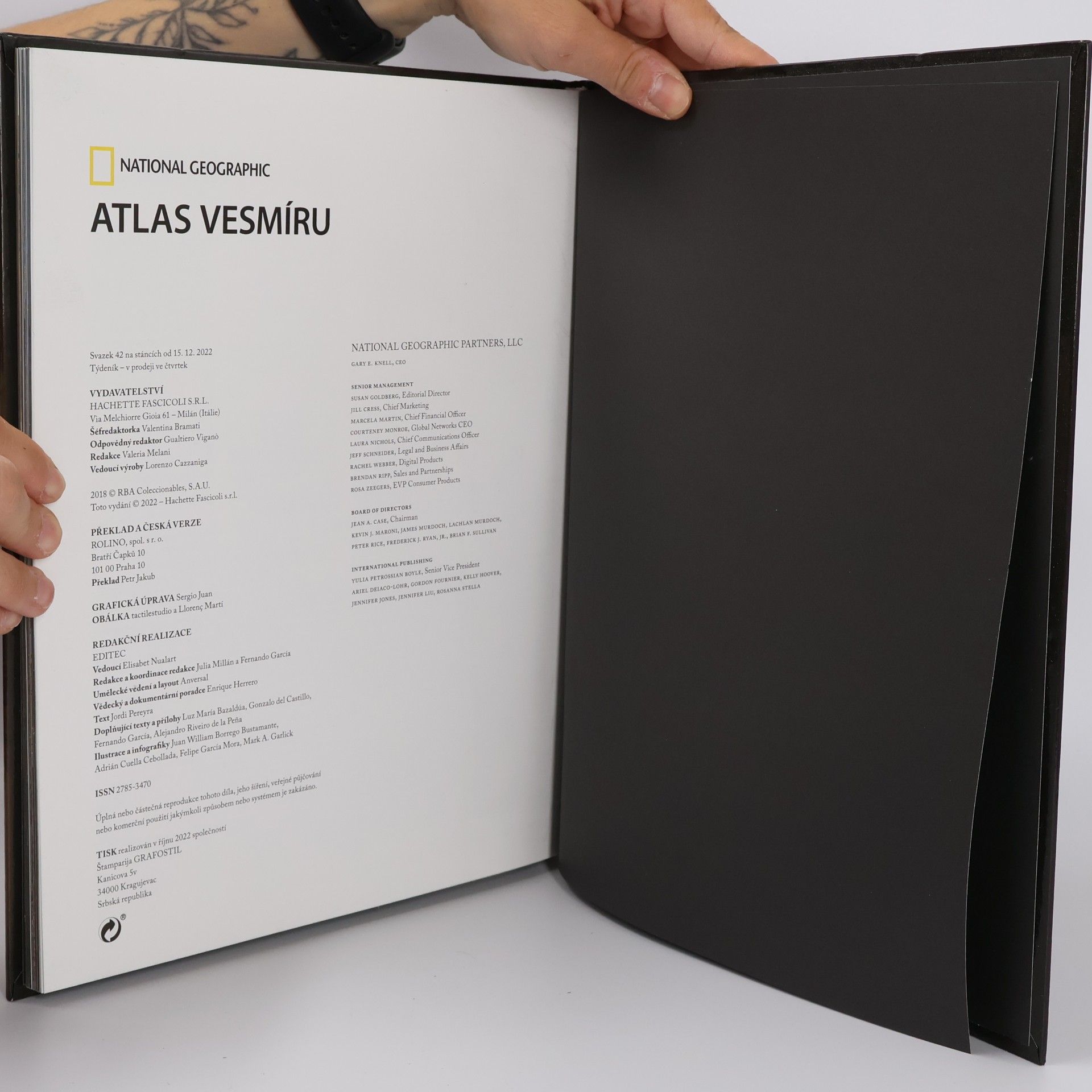 Collectif d'auteurs Atlas vesmíru. Mars údolí a pláně