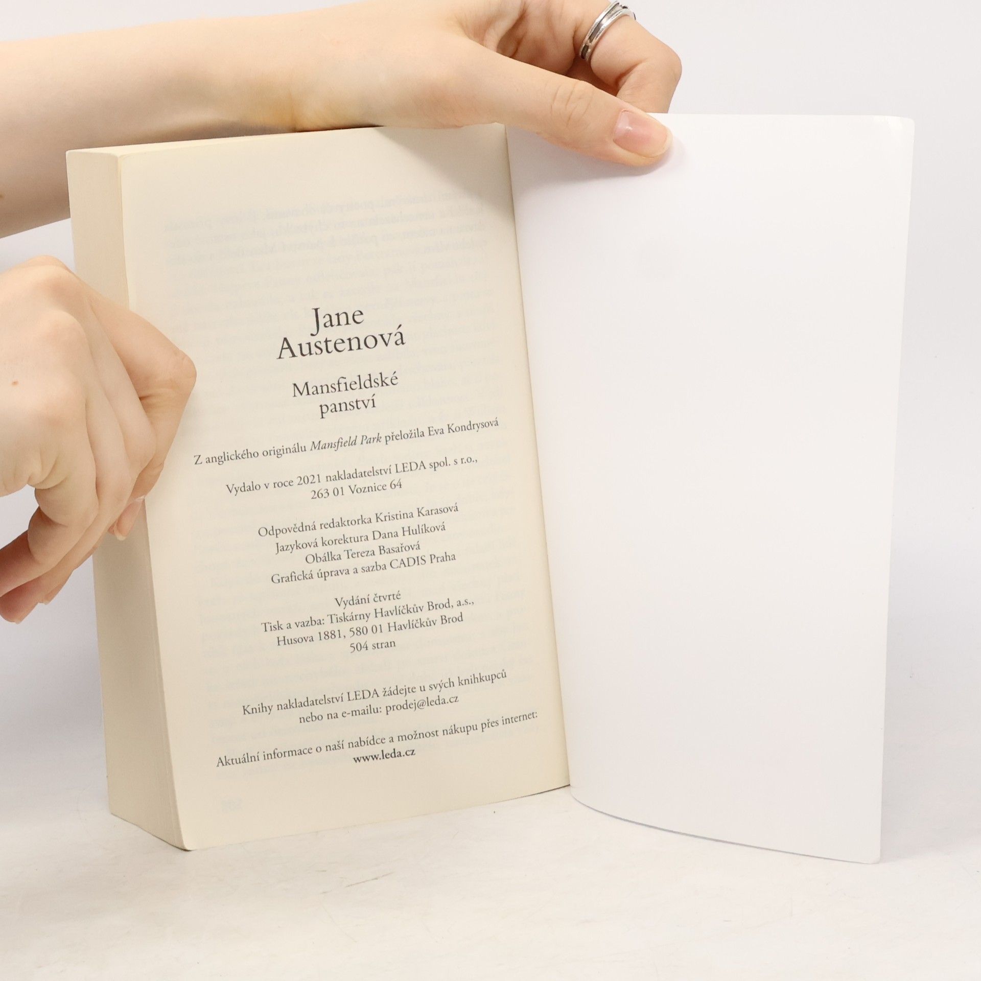 Jane Austen Mansfieldské panství