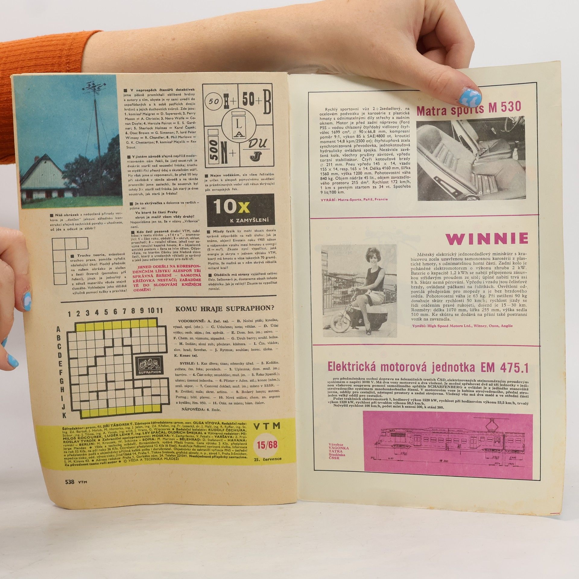 Kolektív autorov Věda a technika mládeži 15/1968