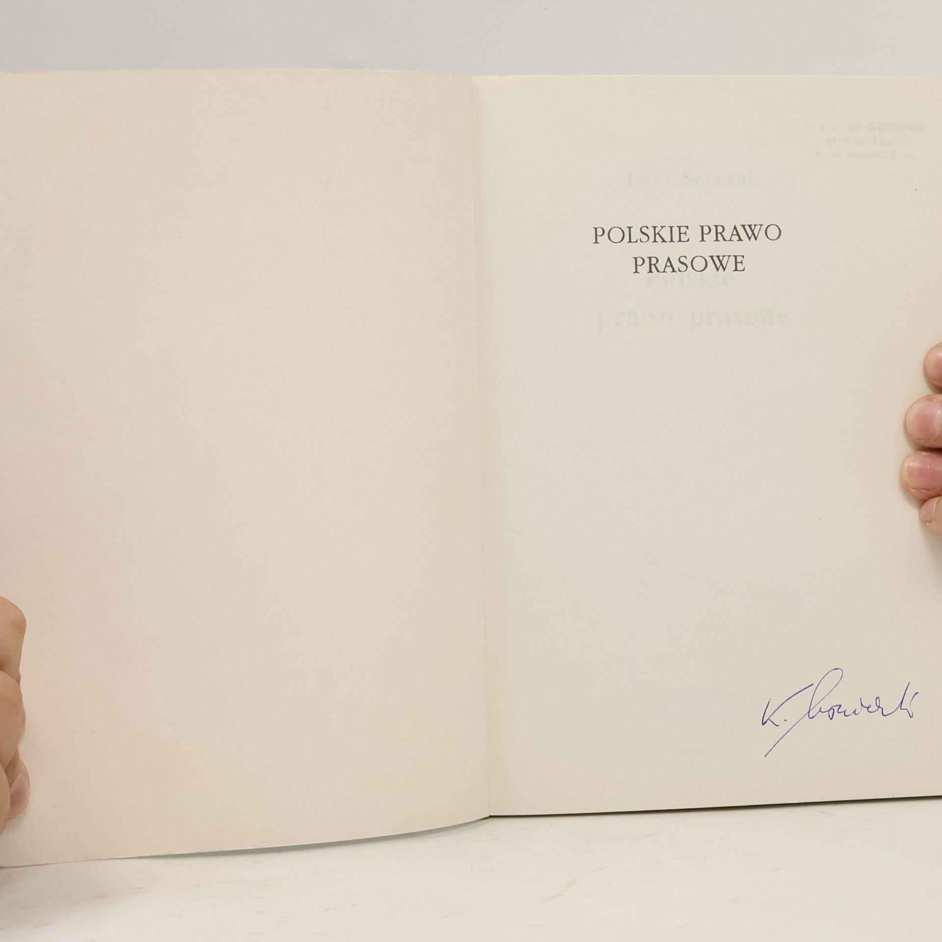 Jacek Sobczak Polskie Prawo Prasowe