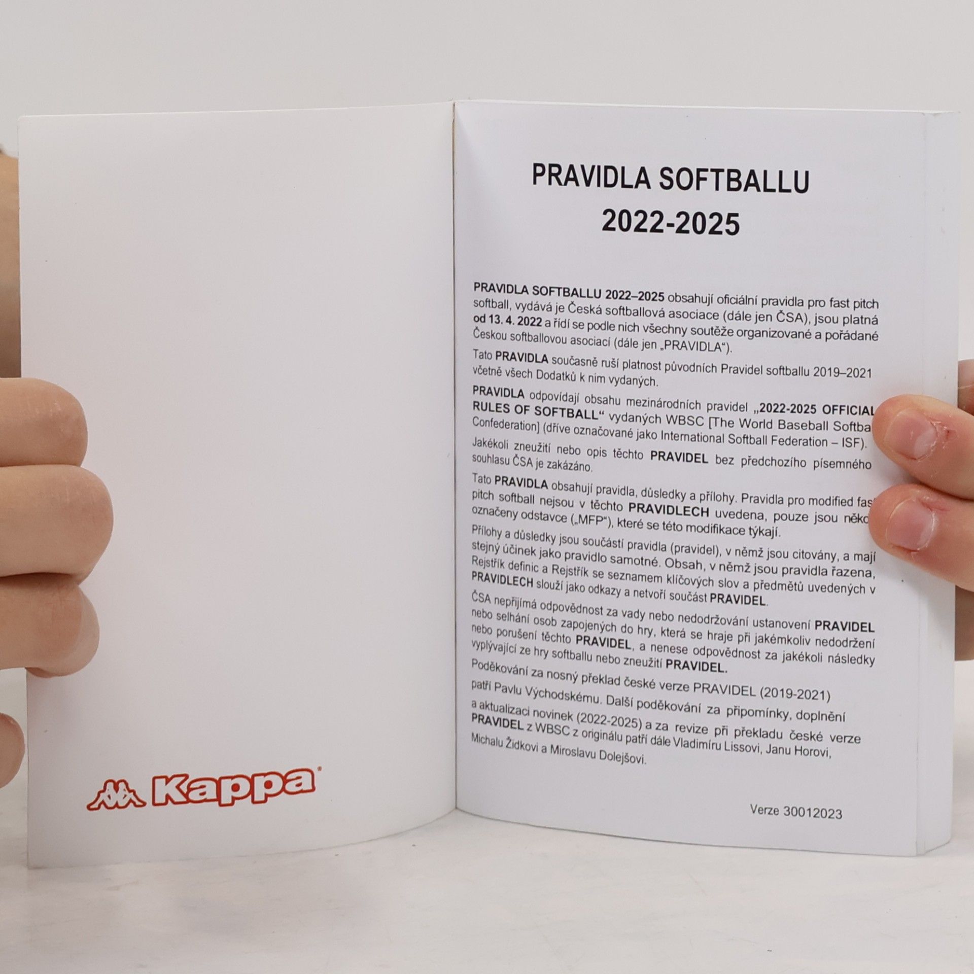 Autorenkollektiv Pravidla softballu 2022-2025