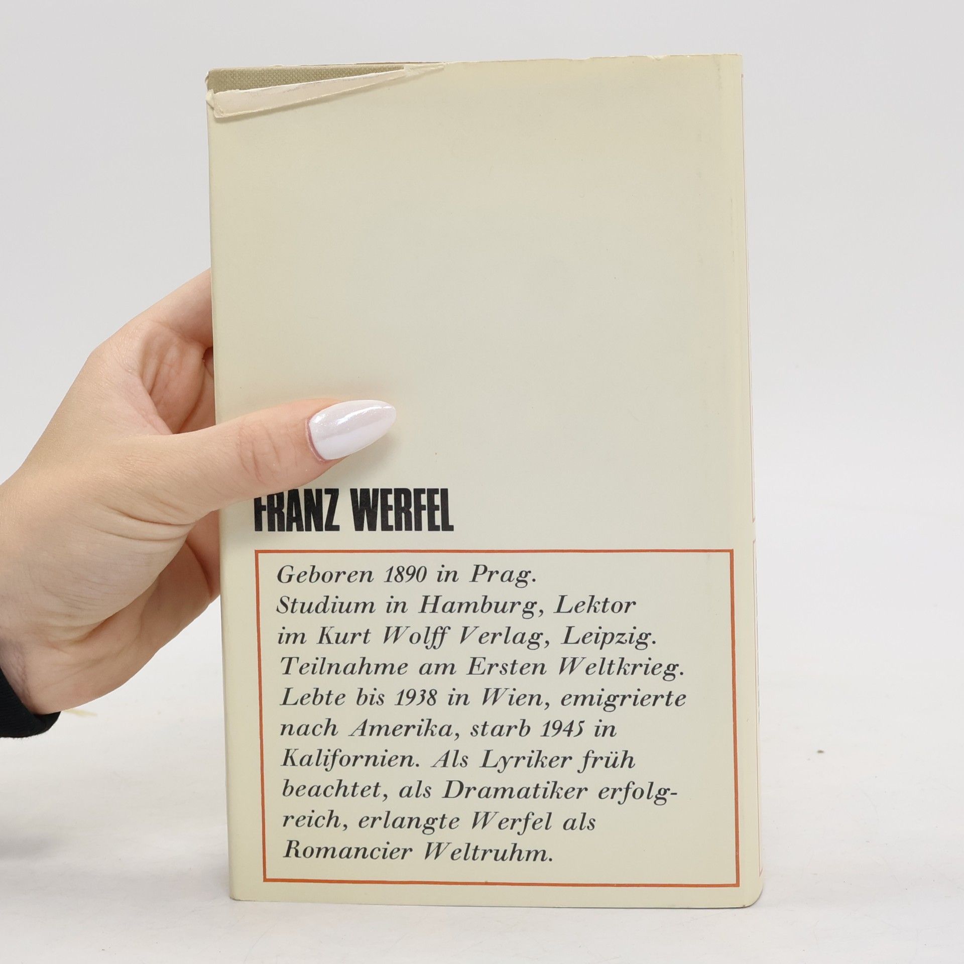 Franz Werfel Eine Auslese Ueberreuter