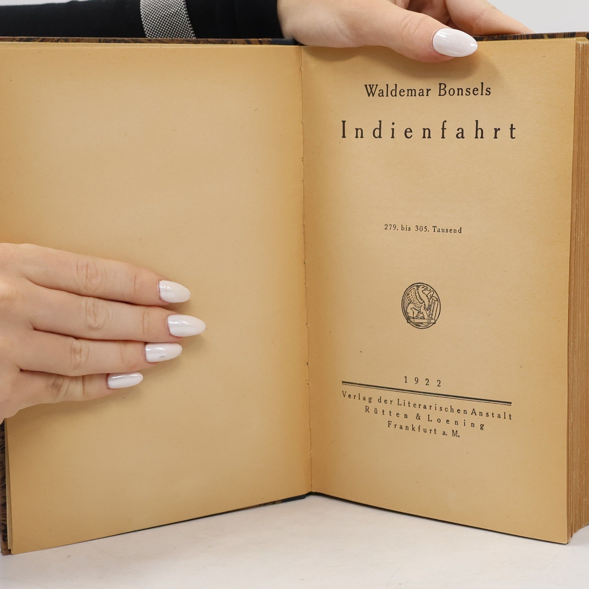 Waldemar Bonsels Indienfahrt