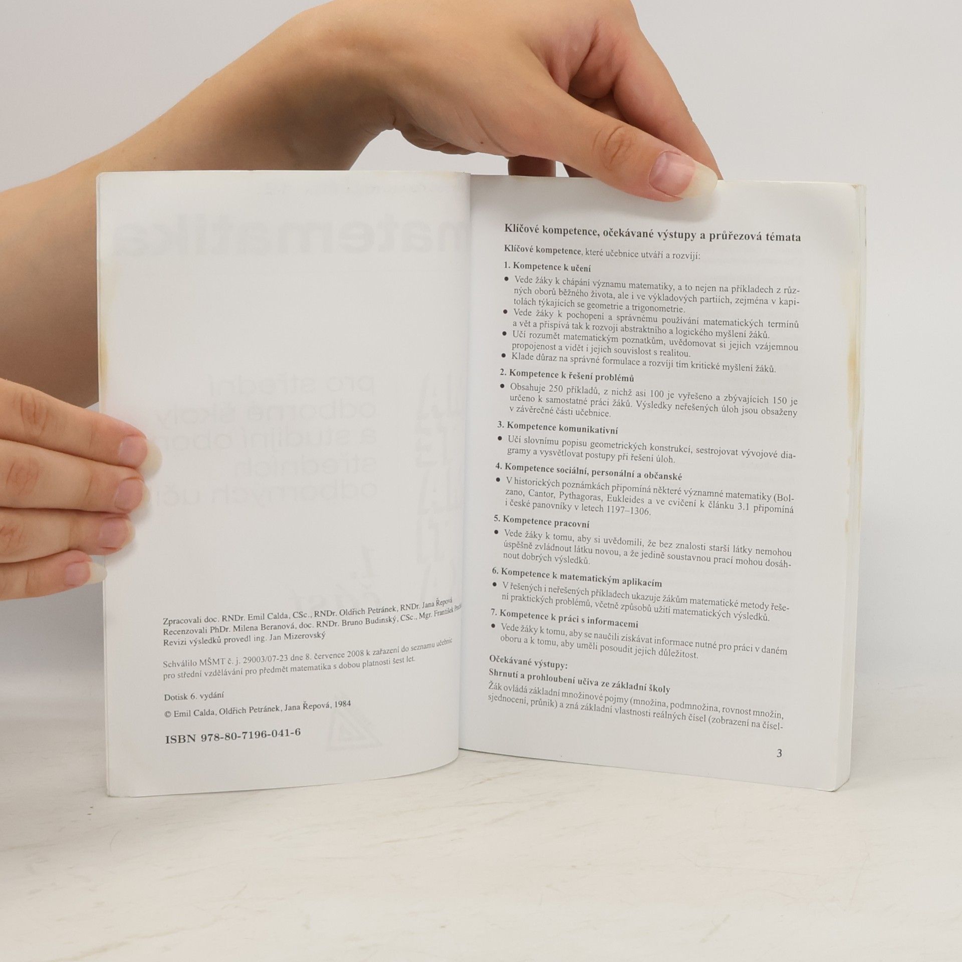 Autorenkollektiv Matematika pro střední odborné školy a studijní obory středních odborných učilišť 1. část