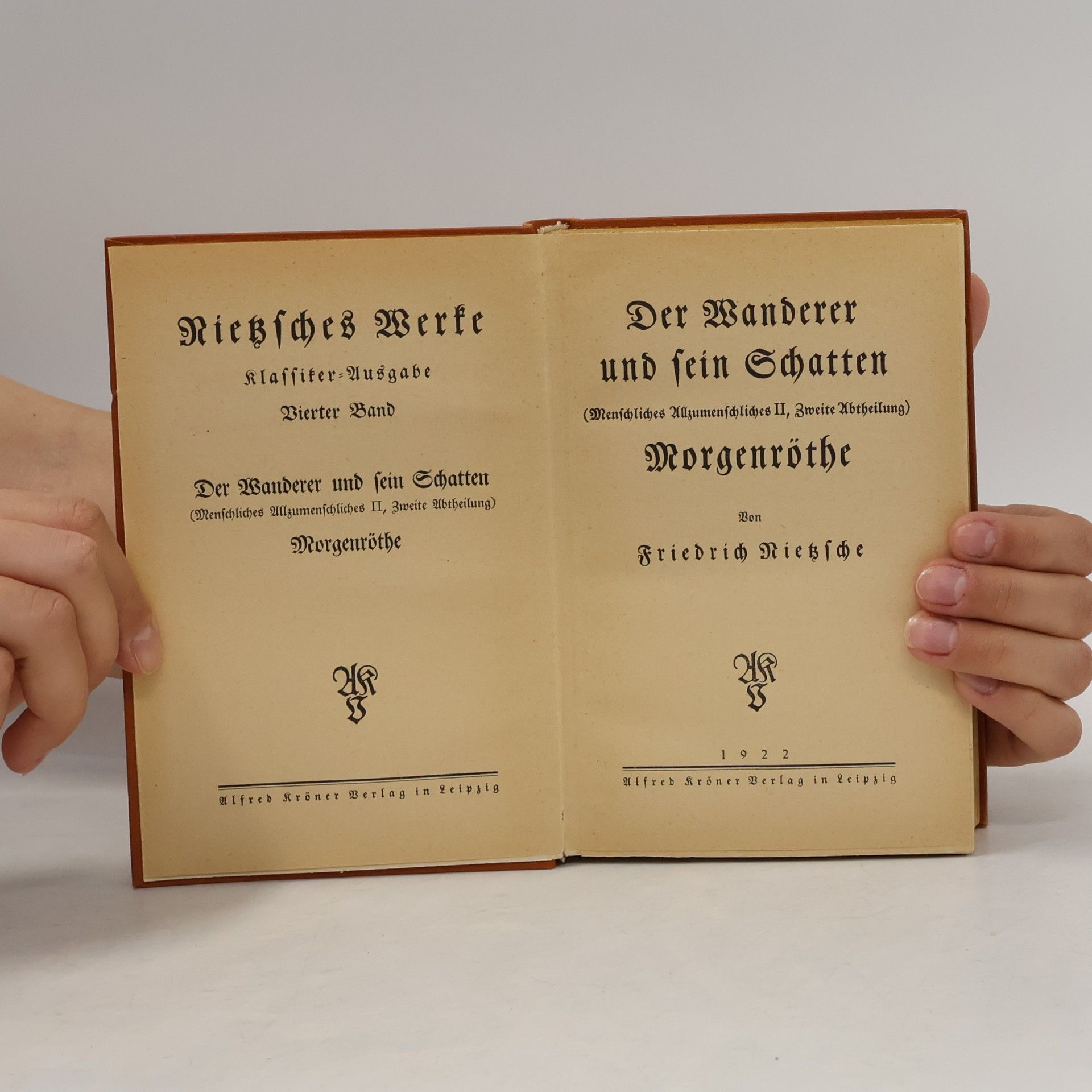 Friedrich Nietzsche Nietzsches Werke. Vierter Band