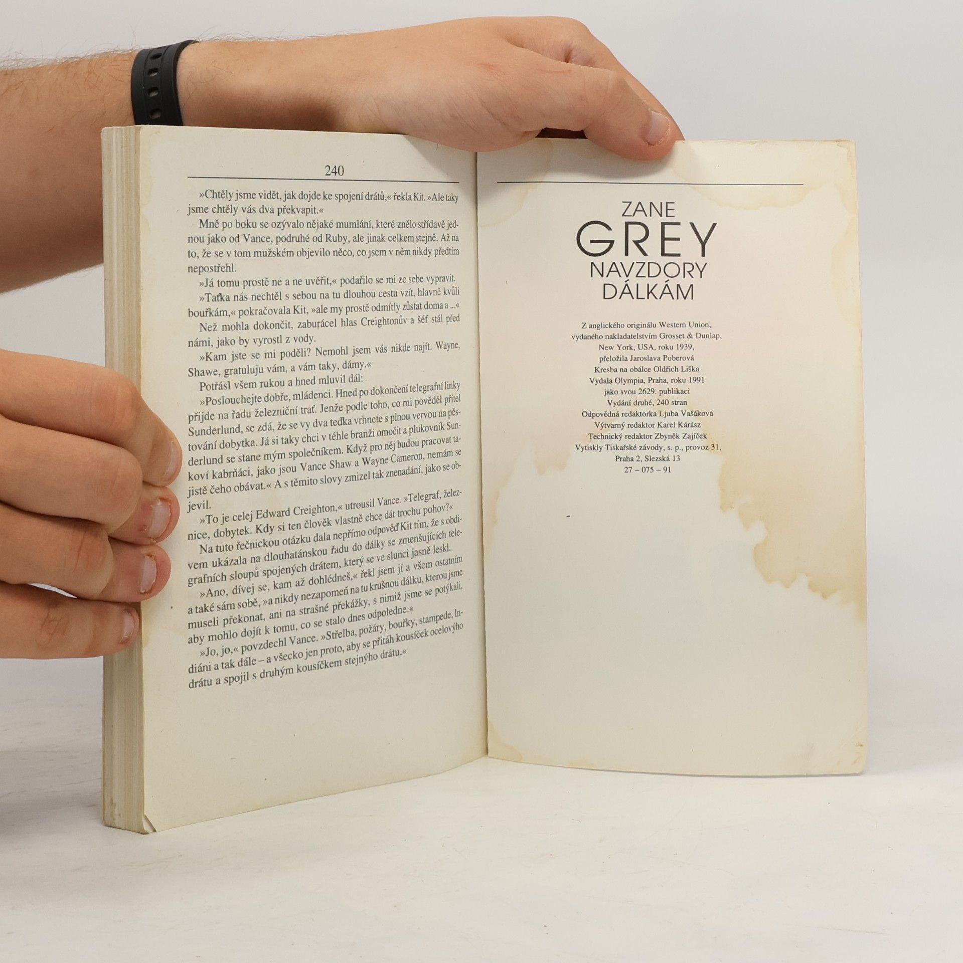 Zane Grey Navzdory dálkám