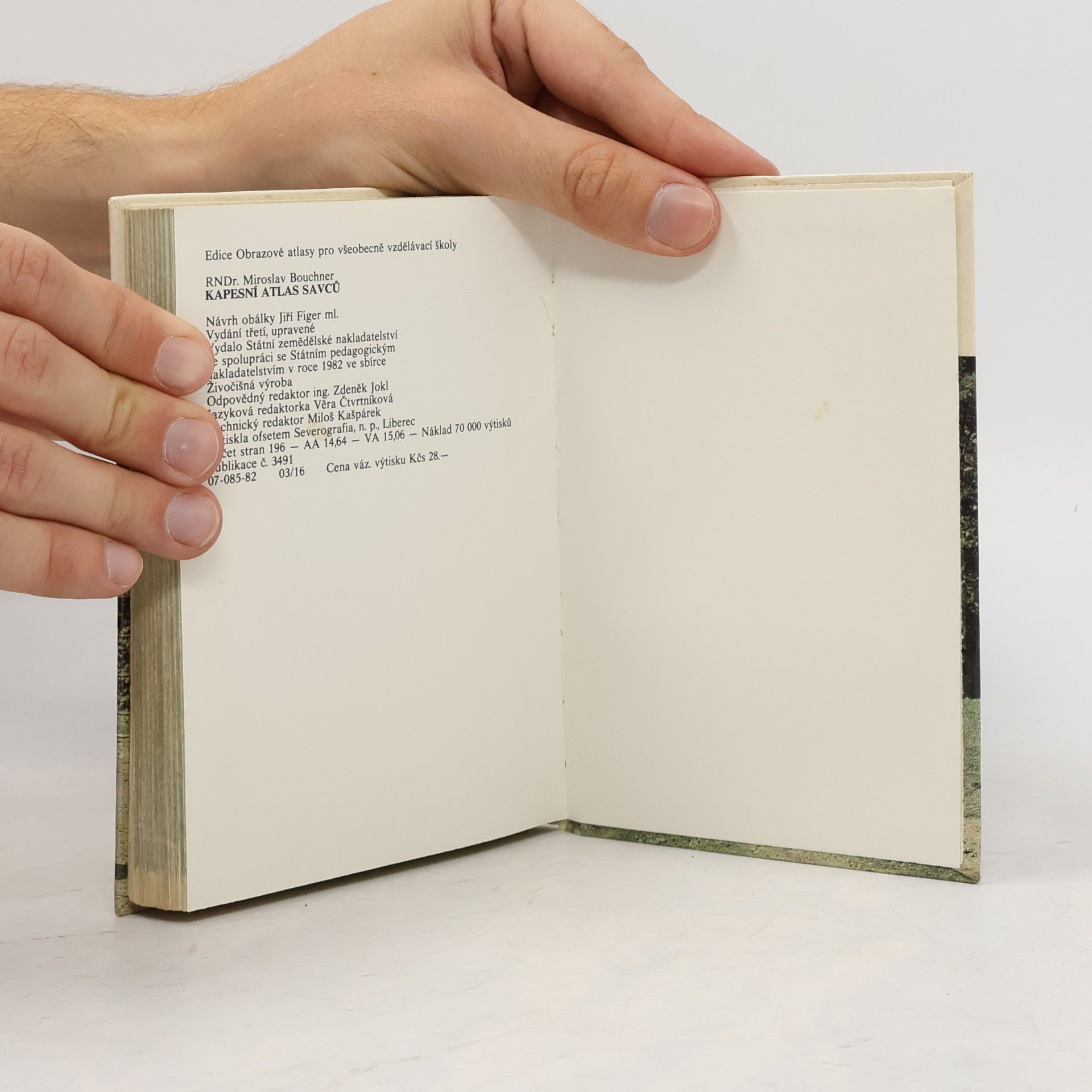 Miroslav Bouchner Kapesní atlas savců