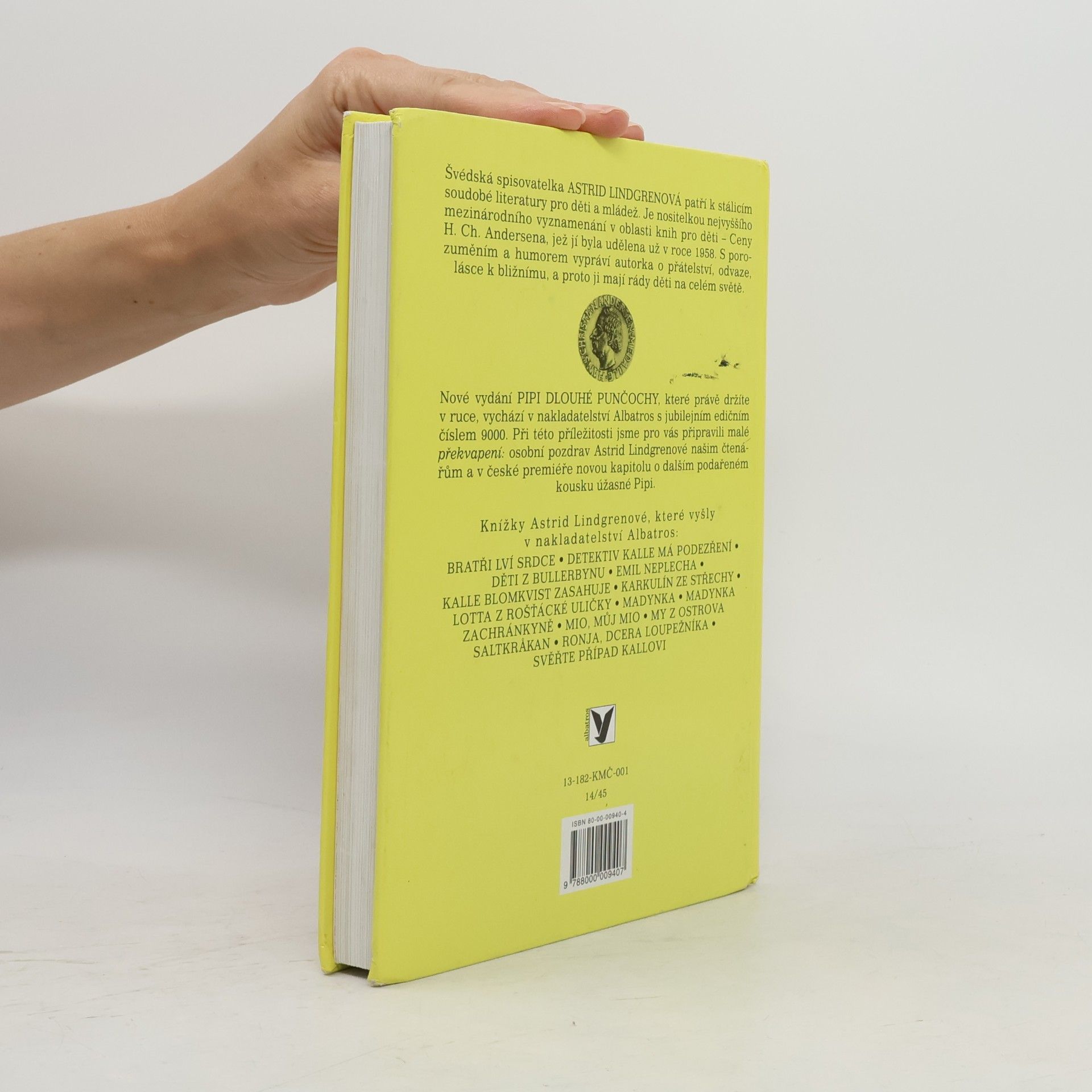 Astrid Lindgren Pipi Dlouhá punčocha